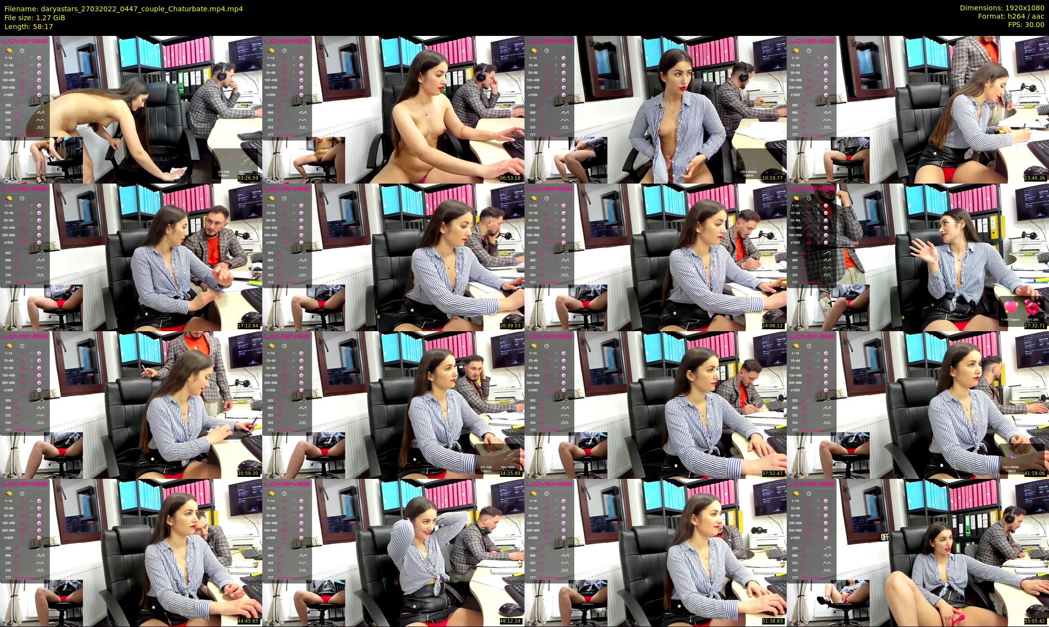 daryastars — 59 minute Chaturbate couple cam show recording, 1080p, Mar 27, 2022