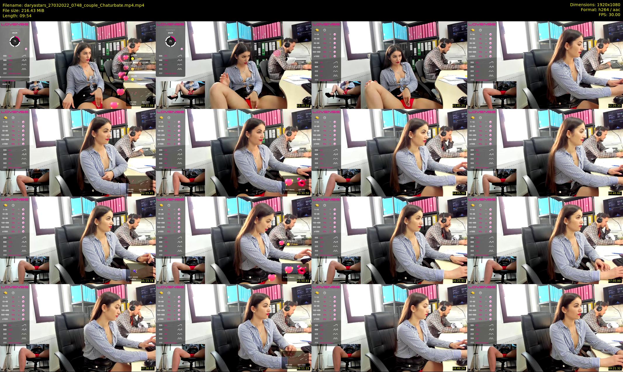 daryastars — 10 minute Chaturbate couple cam show recording, 1080p, Mar 27, 2022