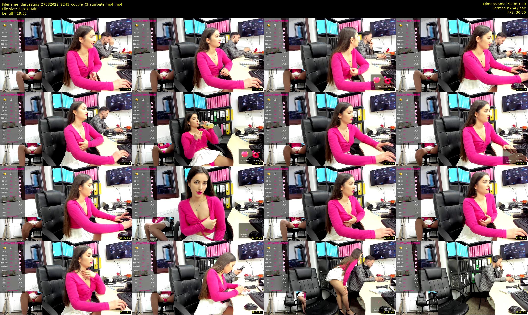 daryastars — 20 minute Chaturbate couple cam show recording, 1080p, Mar 27, 2022