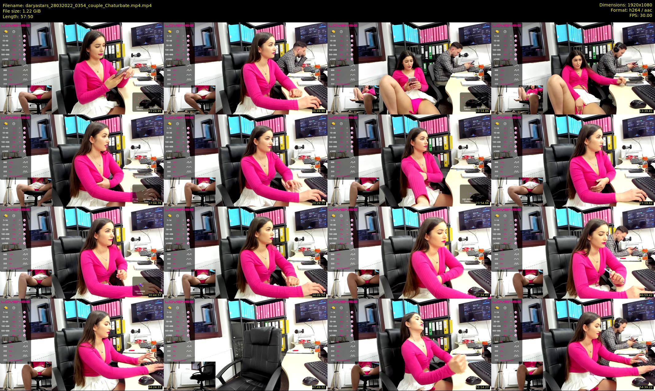 daryastars — 58 minute Chaturbate couple cam show recording, 1080p, Mar 28, 2022