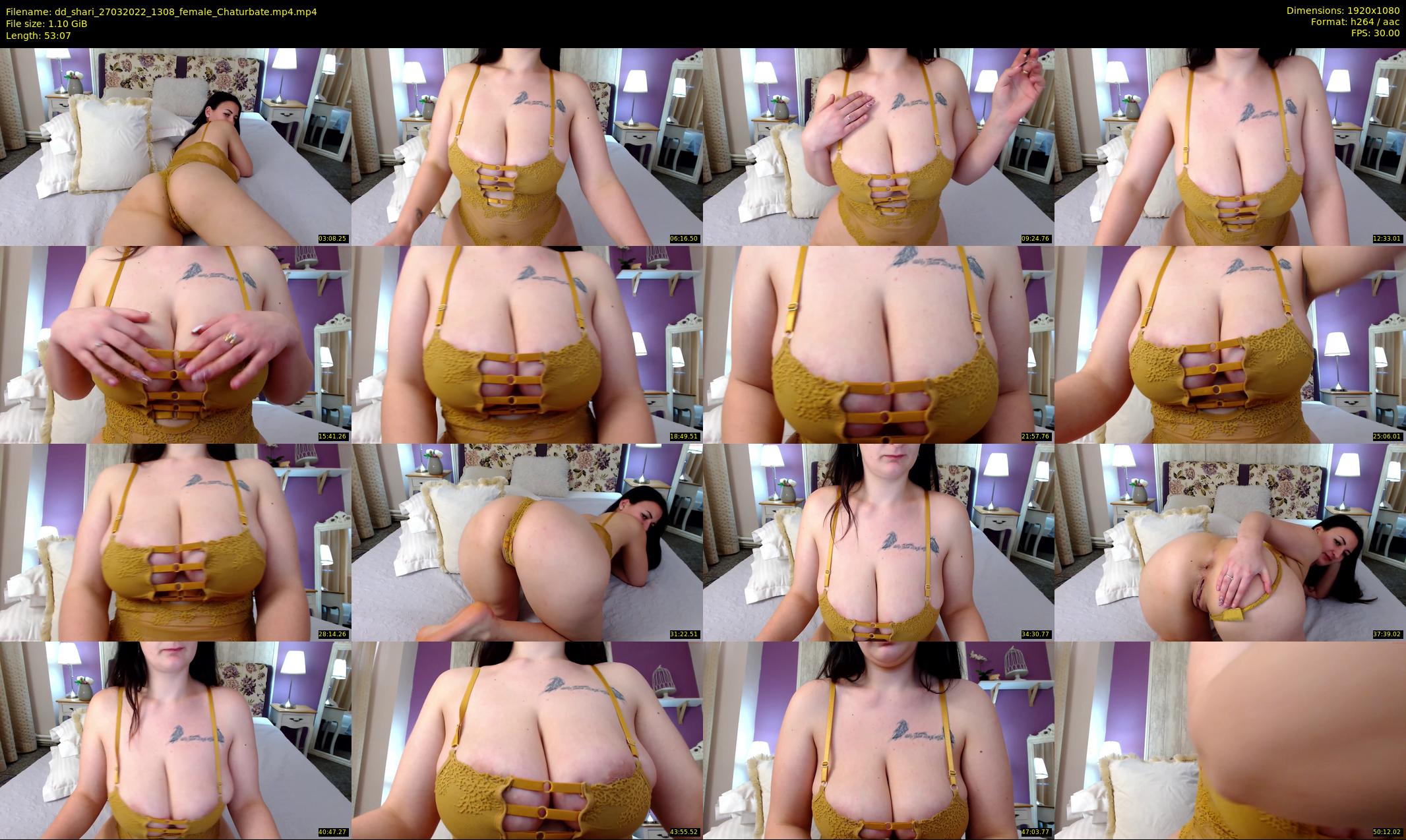 dd_shari — 54 minute Chaturbate female cam show recording, 1080p, Mar 27, 2022