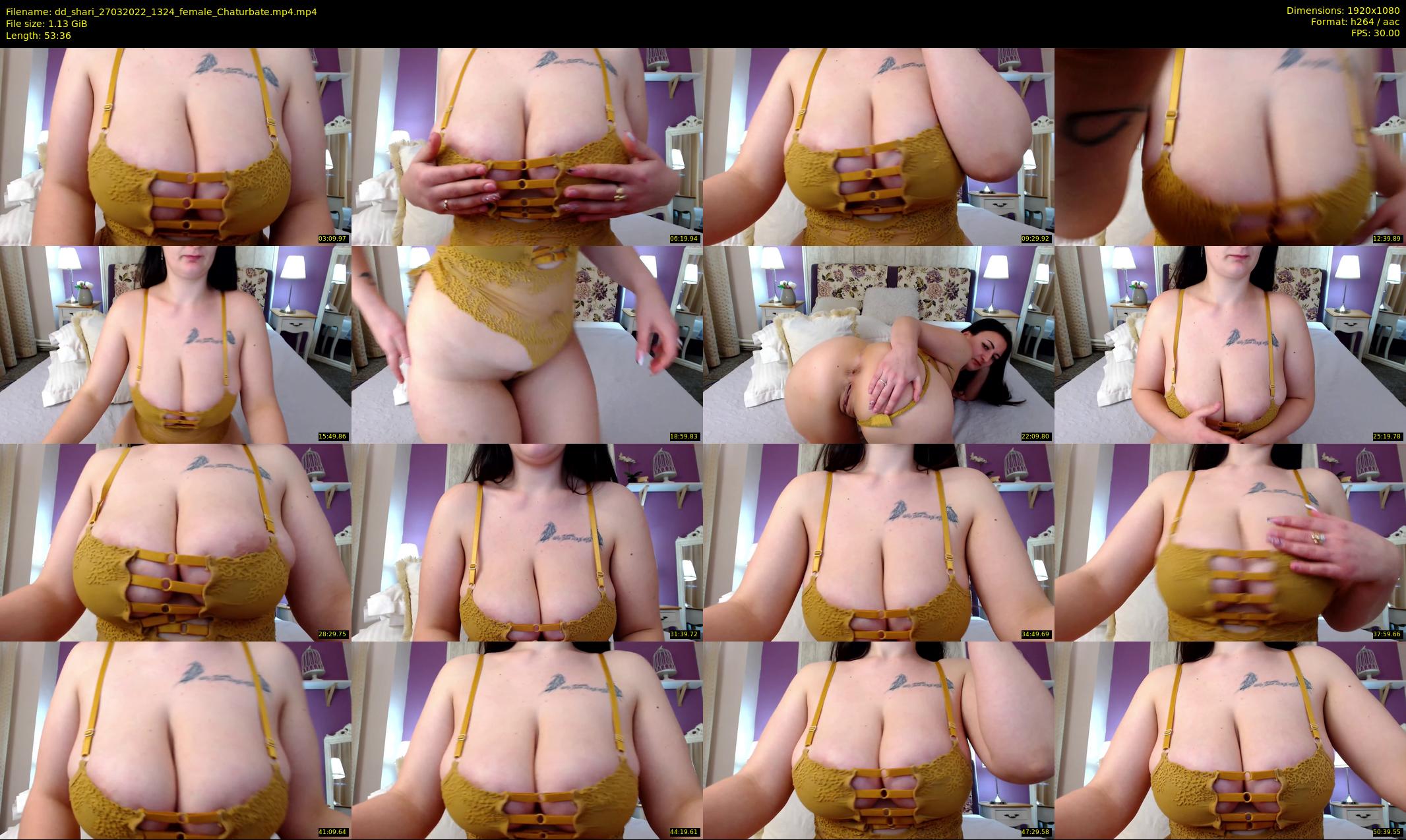 dd_shari — 54 minute Chaturbate female cam show recording, 1080p, Mar 27, 2022