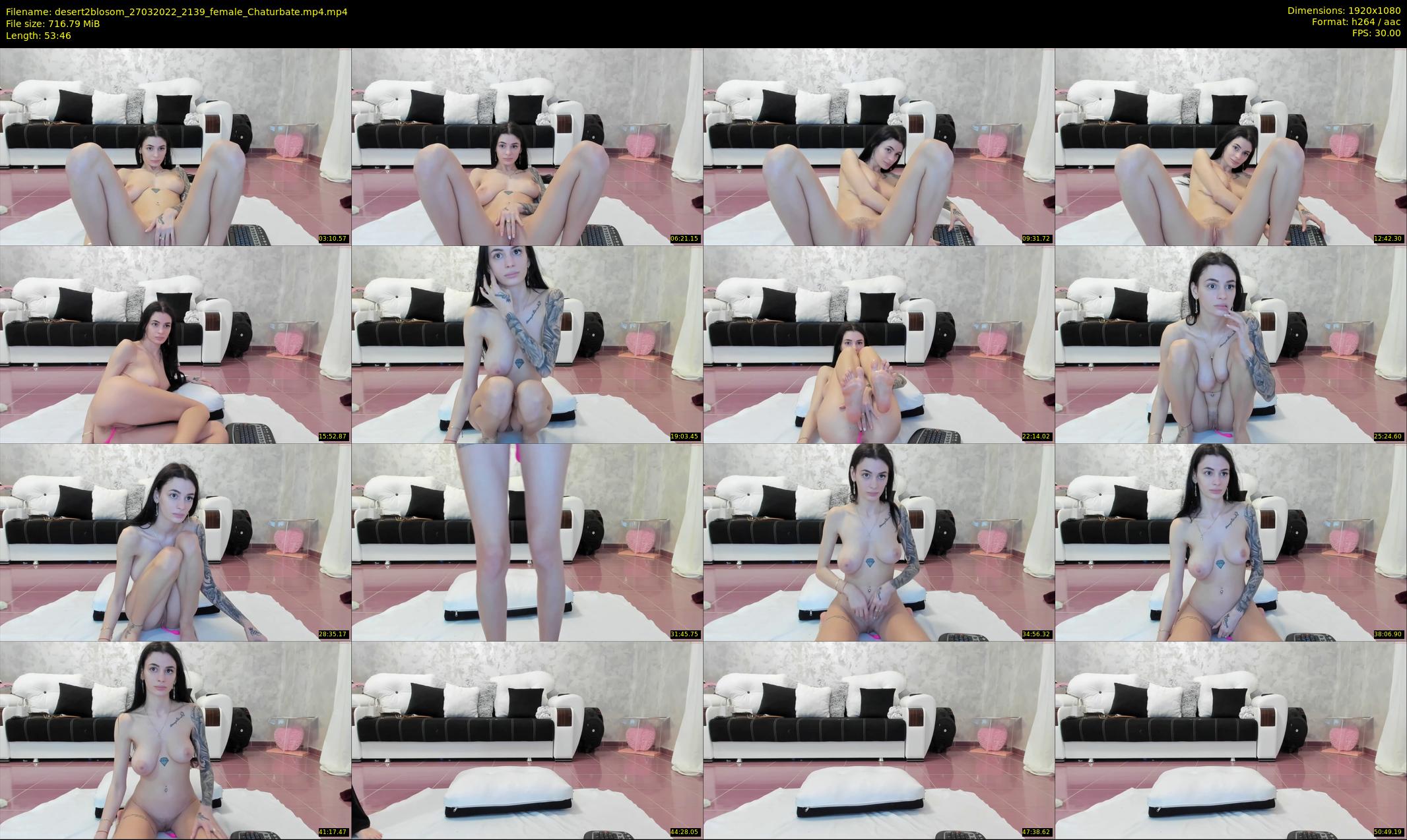 desert2blosom — 54 minute Chaturbate female cam show recording, 1080p, Mar 27, 2022