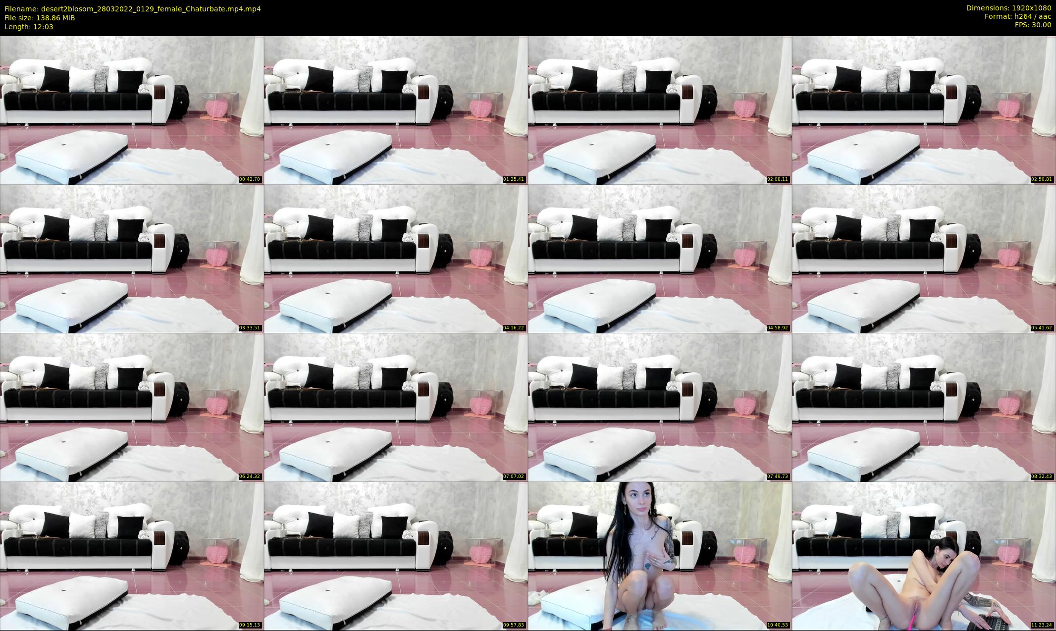 desert2blosom — 13 minute Chaturbate female cam show recording, 1080p, Mar 28, 2022
