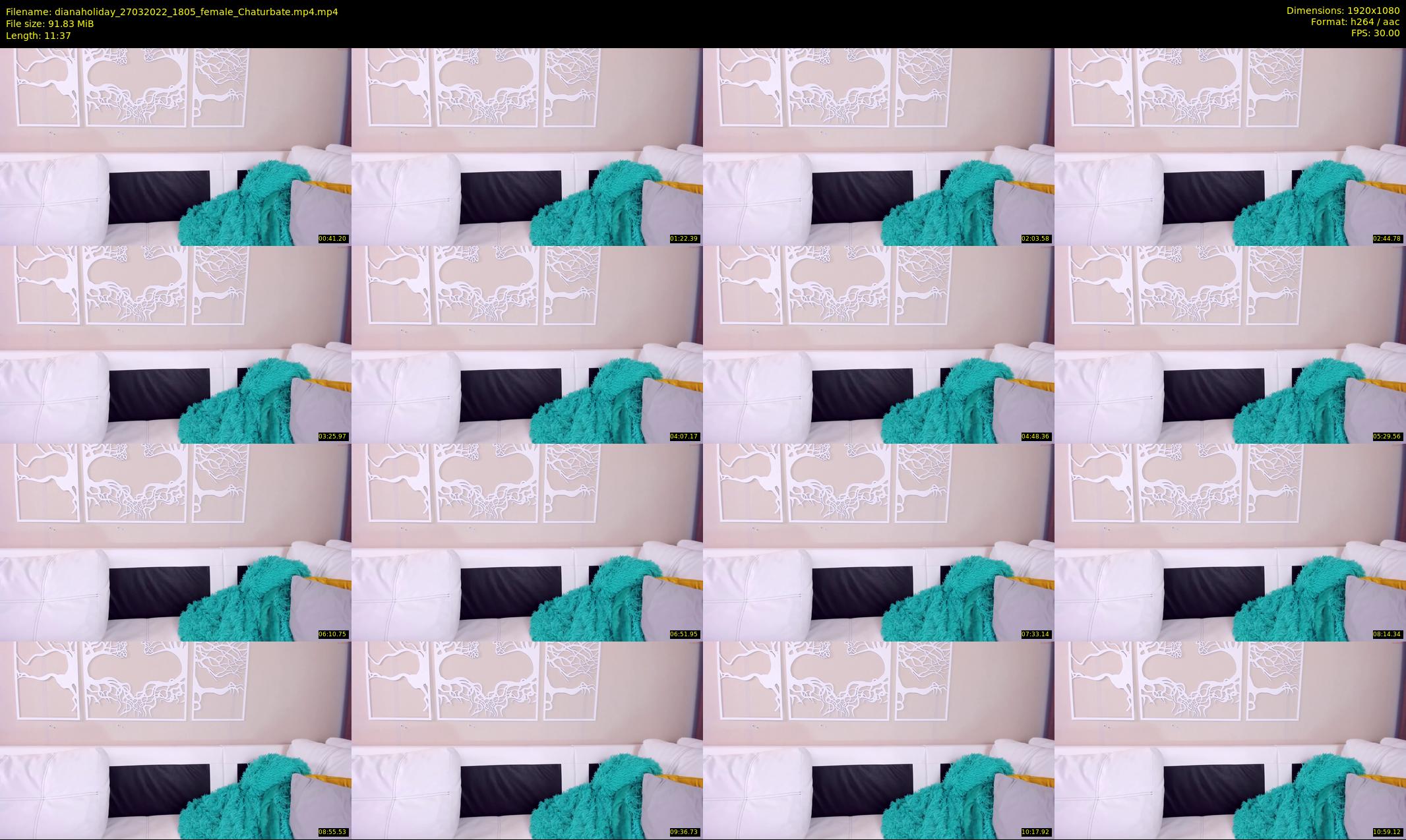 dianaholiday — 12 minute Chaturbate female cam show recording, 1080p, Mar 27, 2022