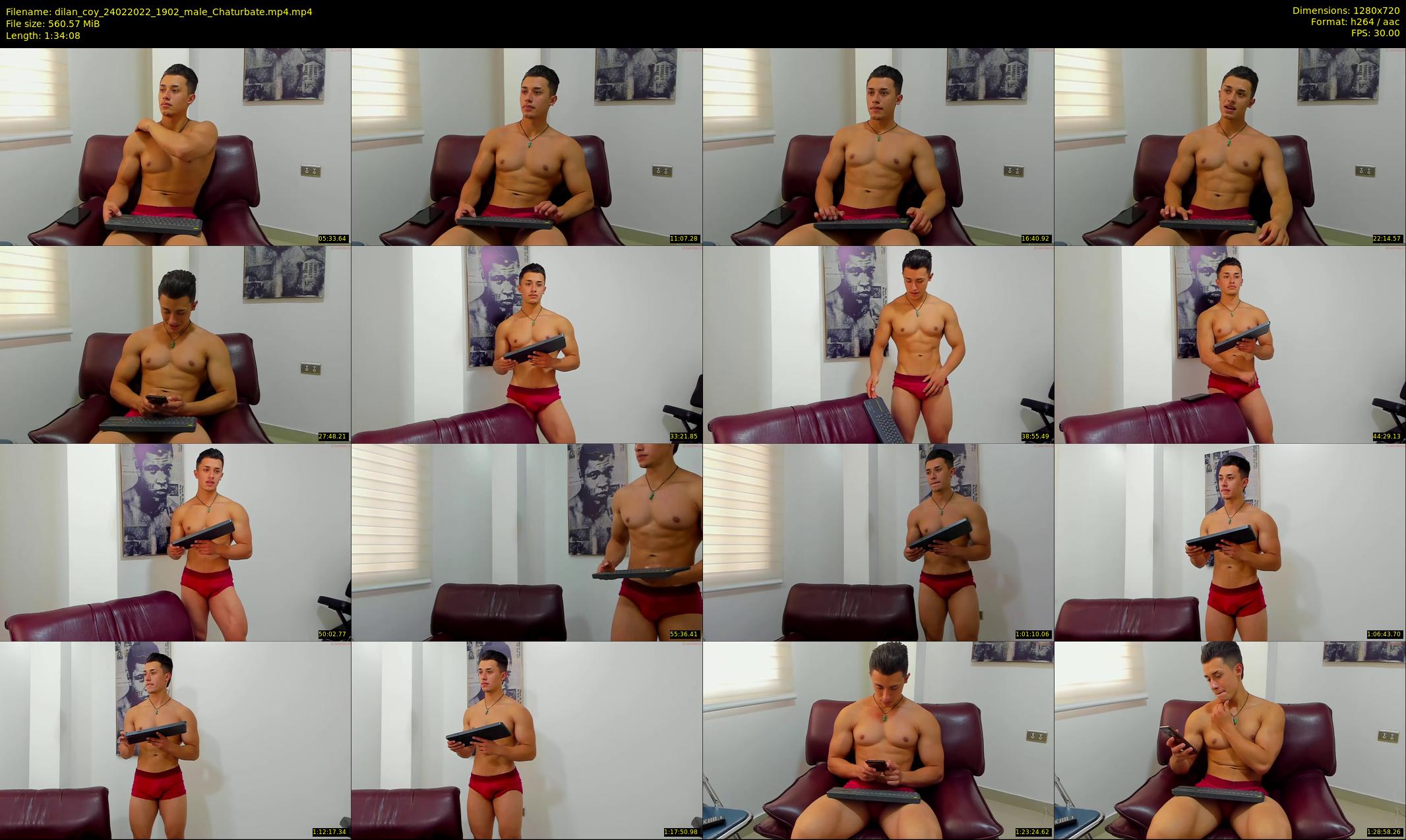 dilan_coy — 95 minute Chaturbate male cam show recording, 720p, Feb 24, 2022