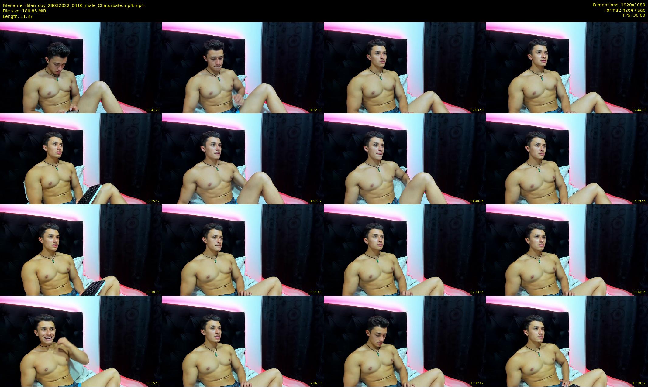 dilan_coy — 12 minute Chaturbate male cam show recording, 1080p, Mar 28, 2022