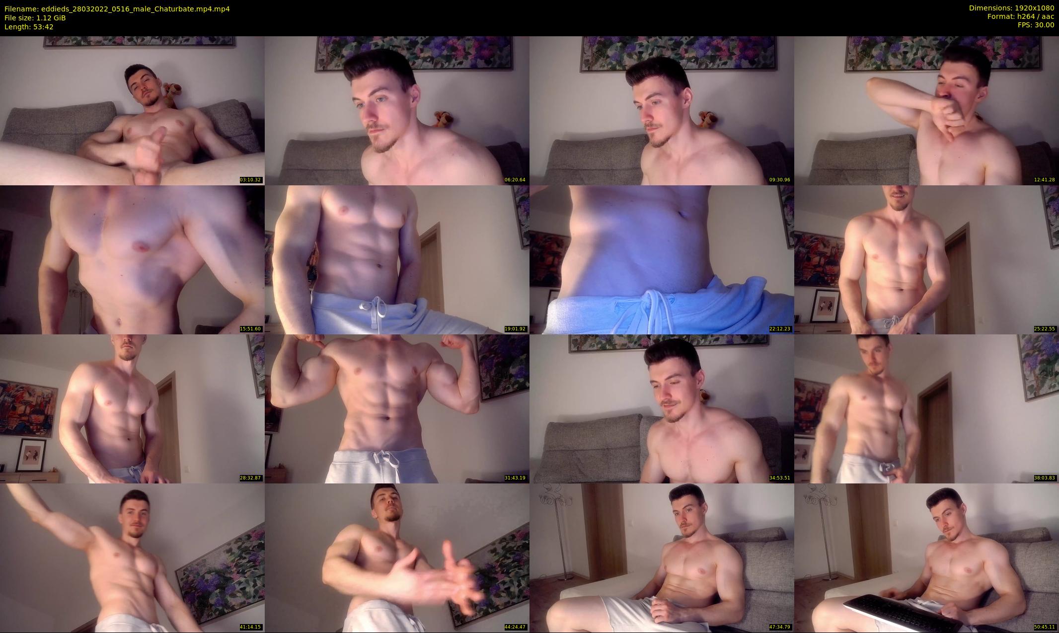eddieds — 54 minute Chaturbate male cam show recording, 1080p, Mar 28, 2022