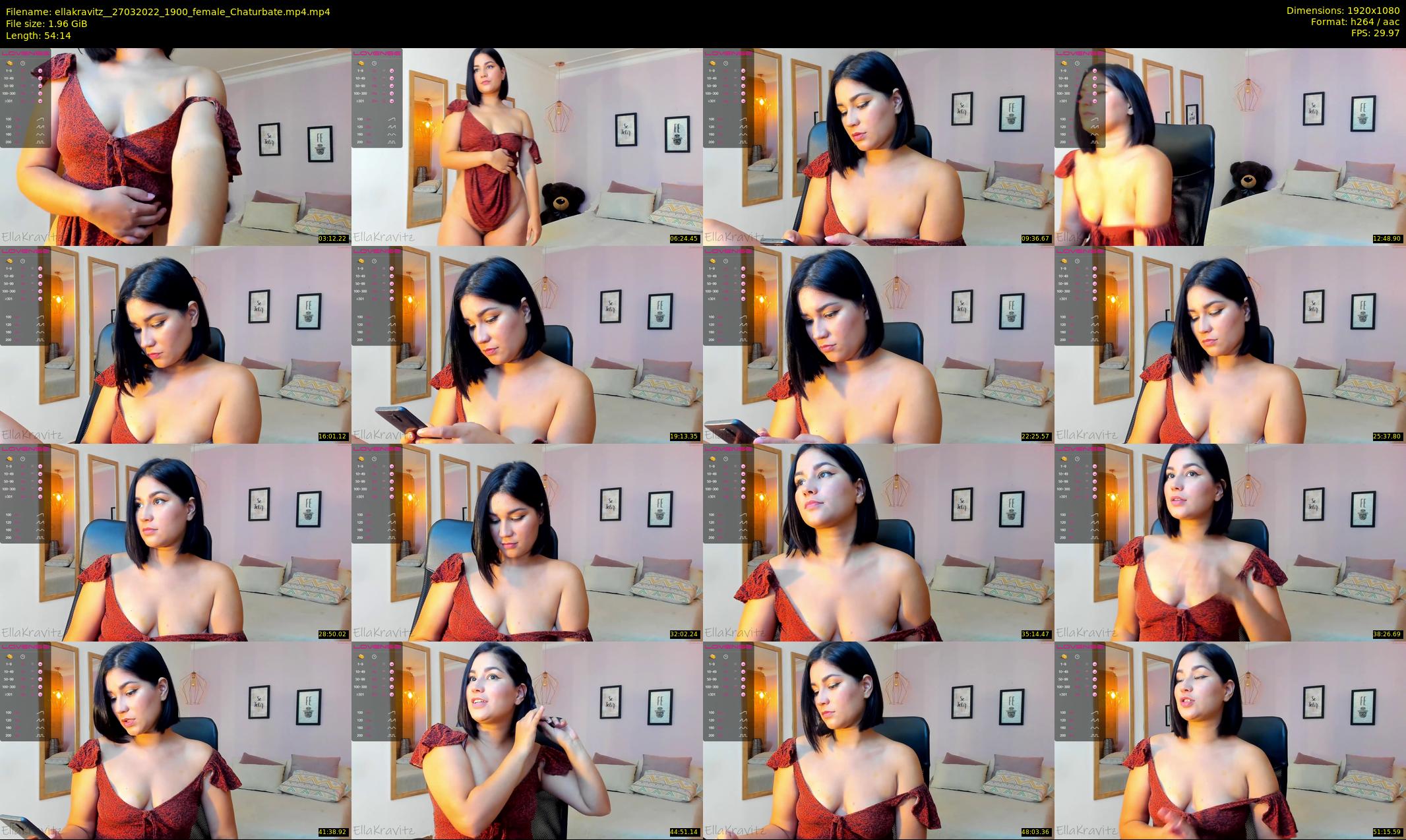 ellakravitz_ — 55 minute Chaturbate female cam show recording, 1080p, Mar 27, 2022