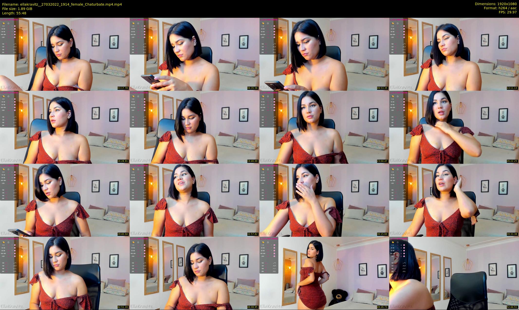 ellakravitz_ — 56 minute Chaturbate female cam show recording, 1080p, Mar 27, 2022
