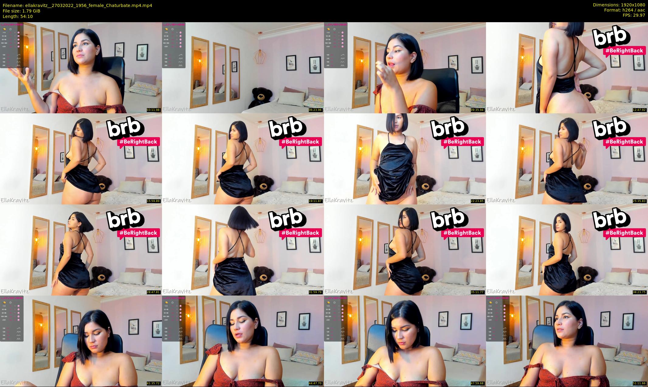 ellakravitz_ — 55 minute Chaturbate female cam show recording, 1080p, Mar 27, 2022