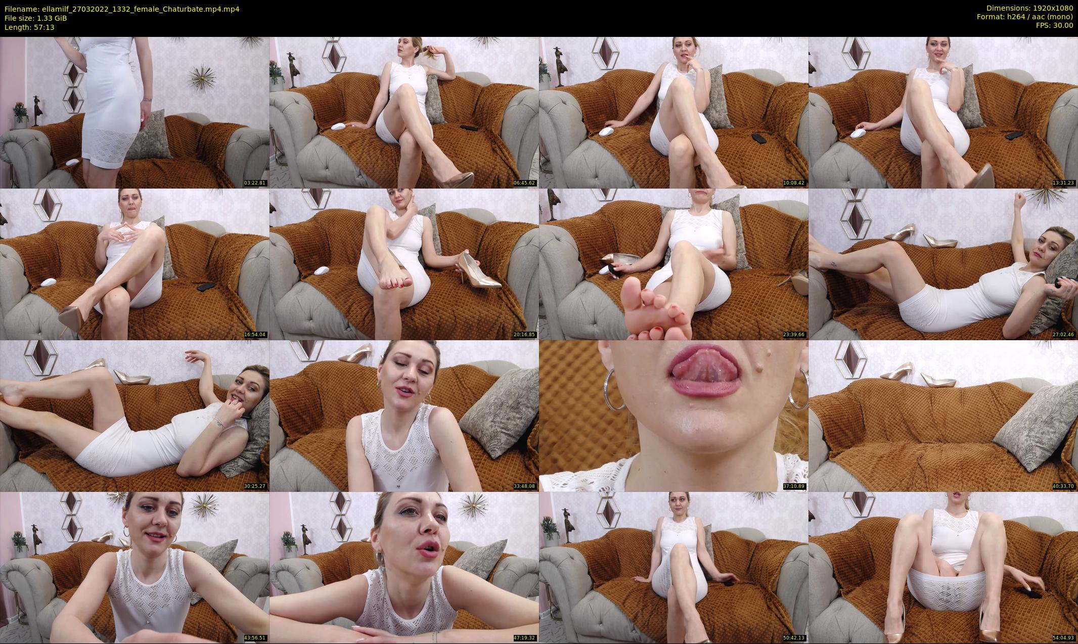 ellamilf — 58 minute Chaturbate female cam show recording, 1080p, Mar 27, 2022