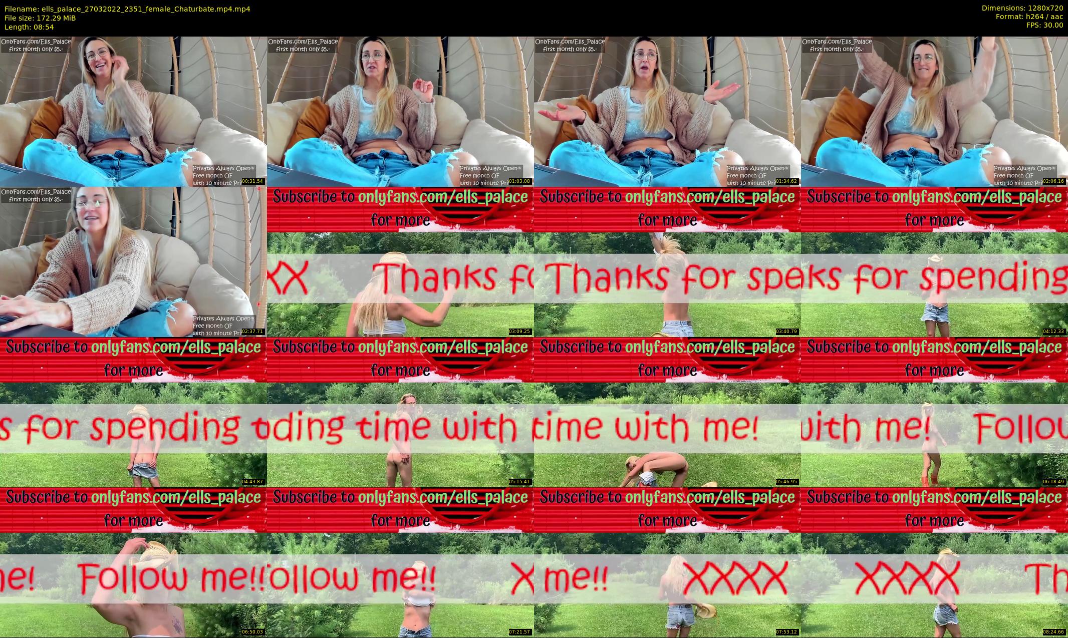 ells_palace — 9 minute Chaturbate female cam show recording, 720p, Mar 27, 2022