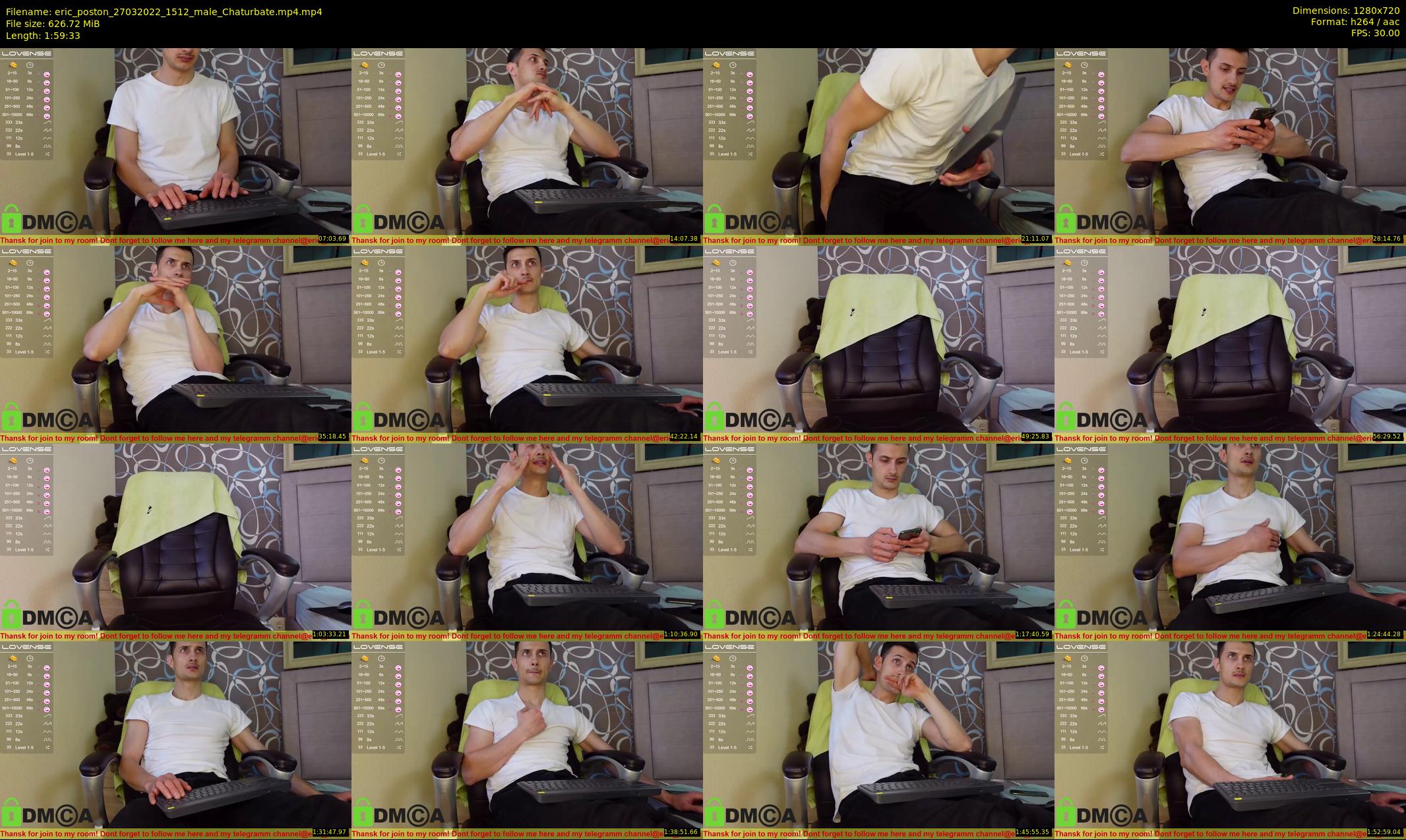 eric_poston — 120 minute Chaturbate male cam show recording, 720p, Mar 27, 2022