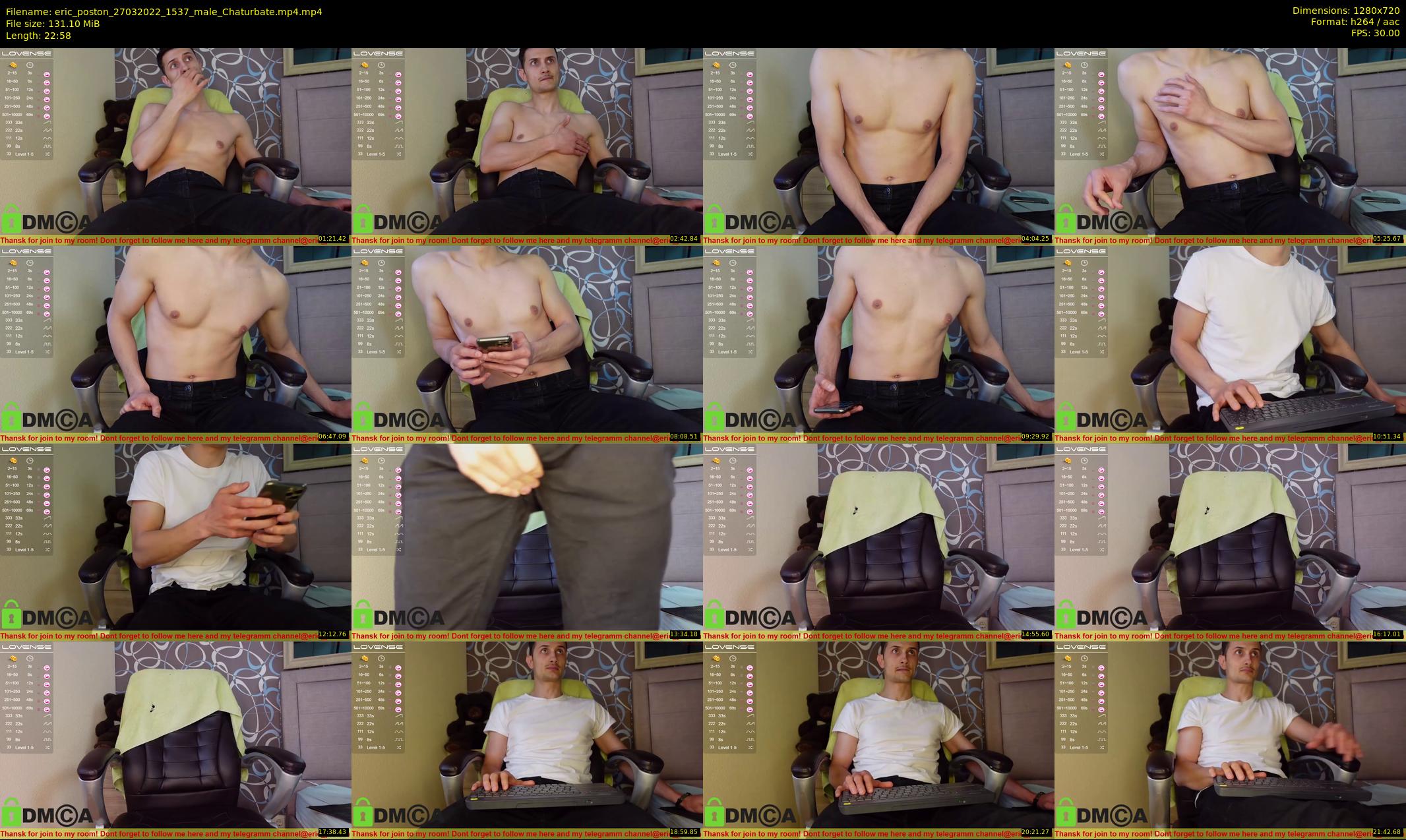eric_poston — 23 minute Chaturbate male cam show recording, 720p, Mar 27, 2022