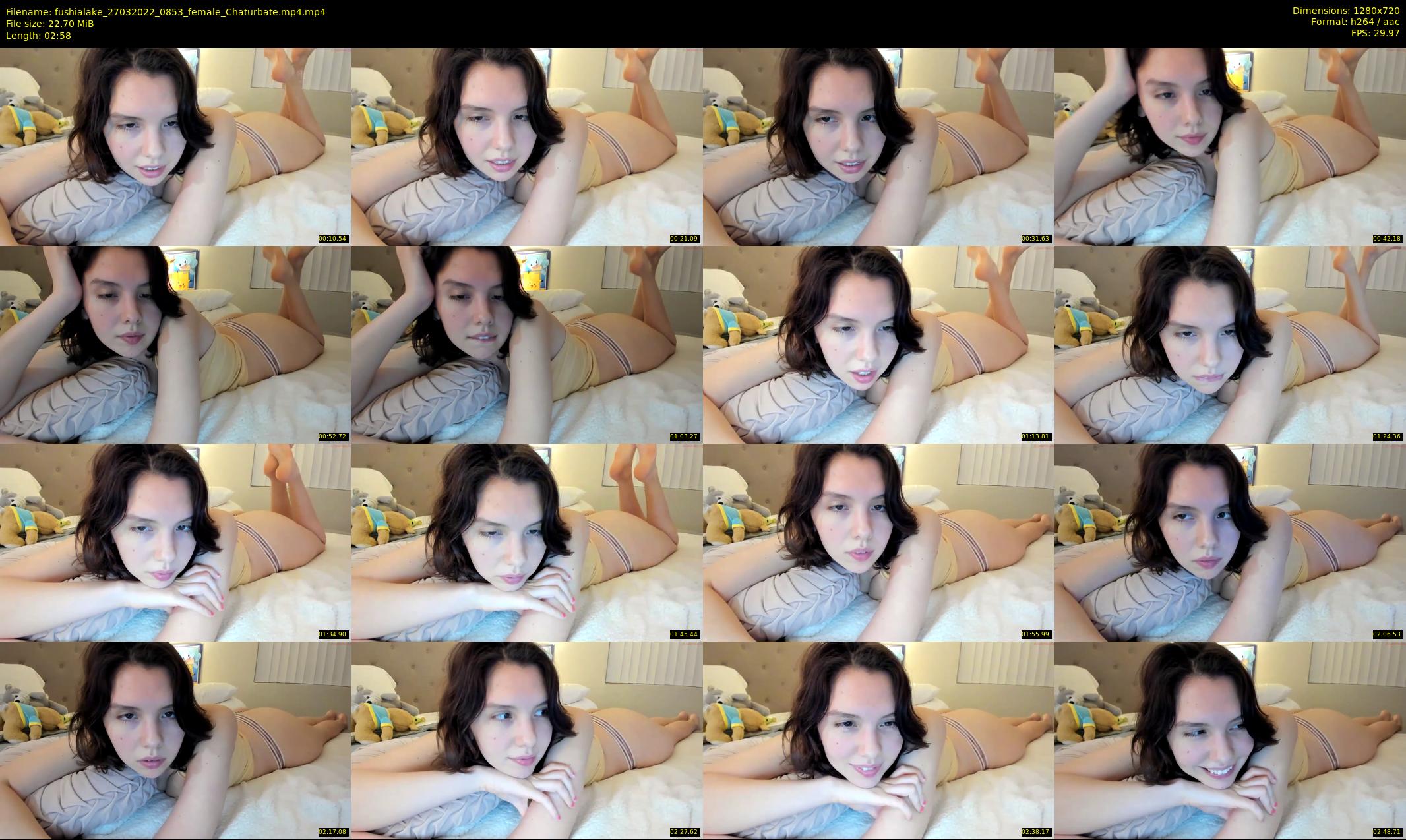 fushialake — 3 minute Chaturbate female cam show recording, 720p, Mar 27, 2022