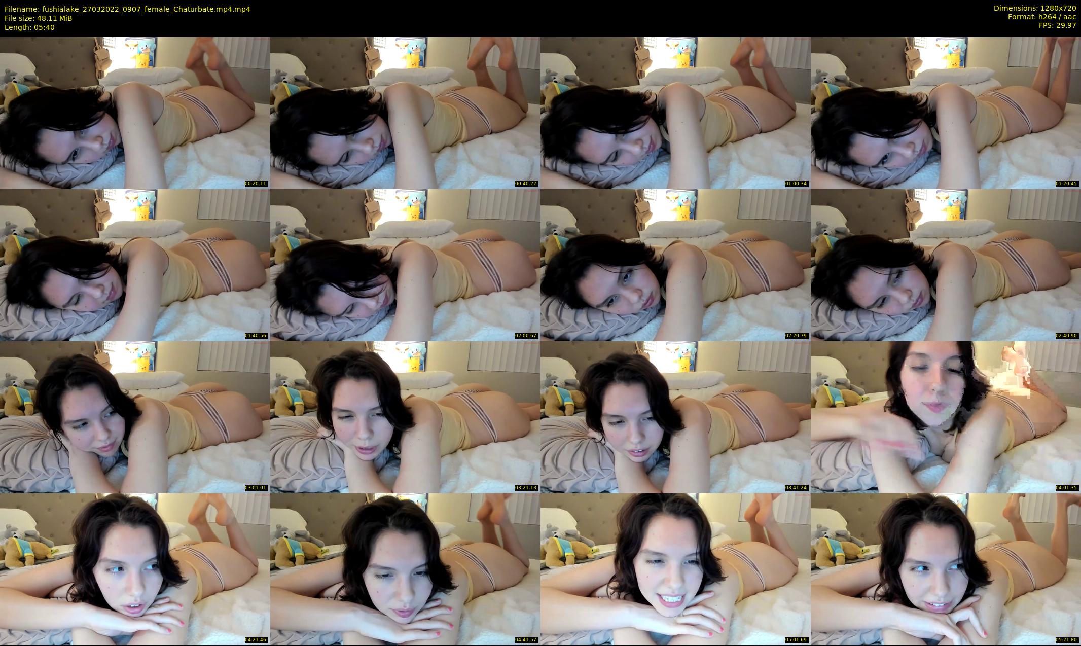 fushialake — 6 minute Chaturbate female cam show recording, 720p, Mar 27, 2022