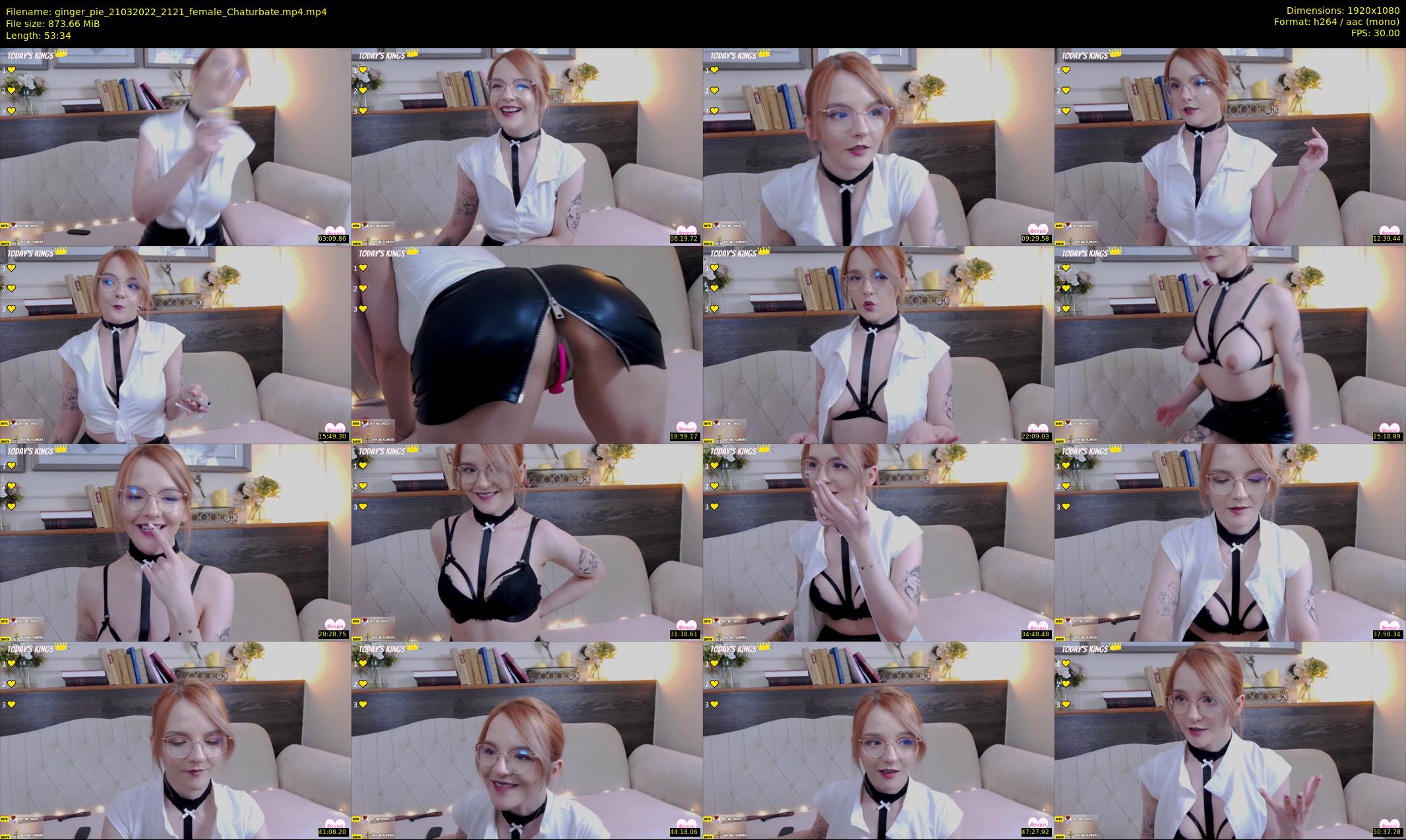 ginger_pie — 54 minute Chaturbate female cam show recording, 1080p, Mar 21, 2022