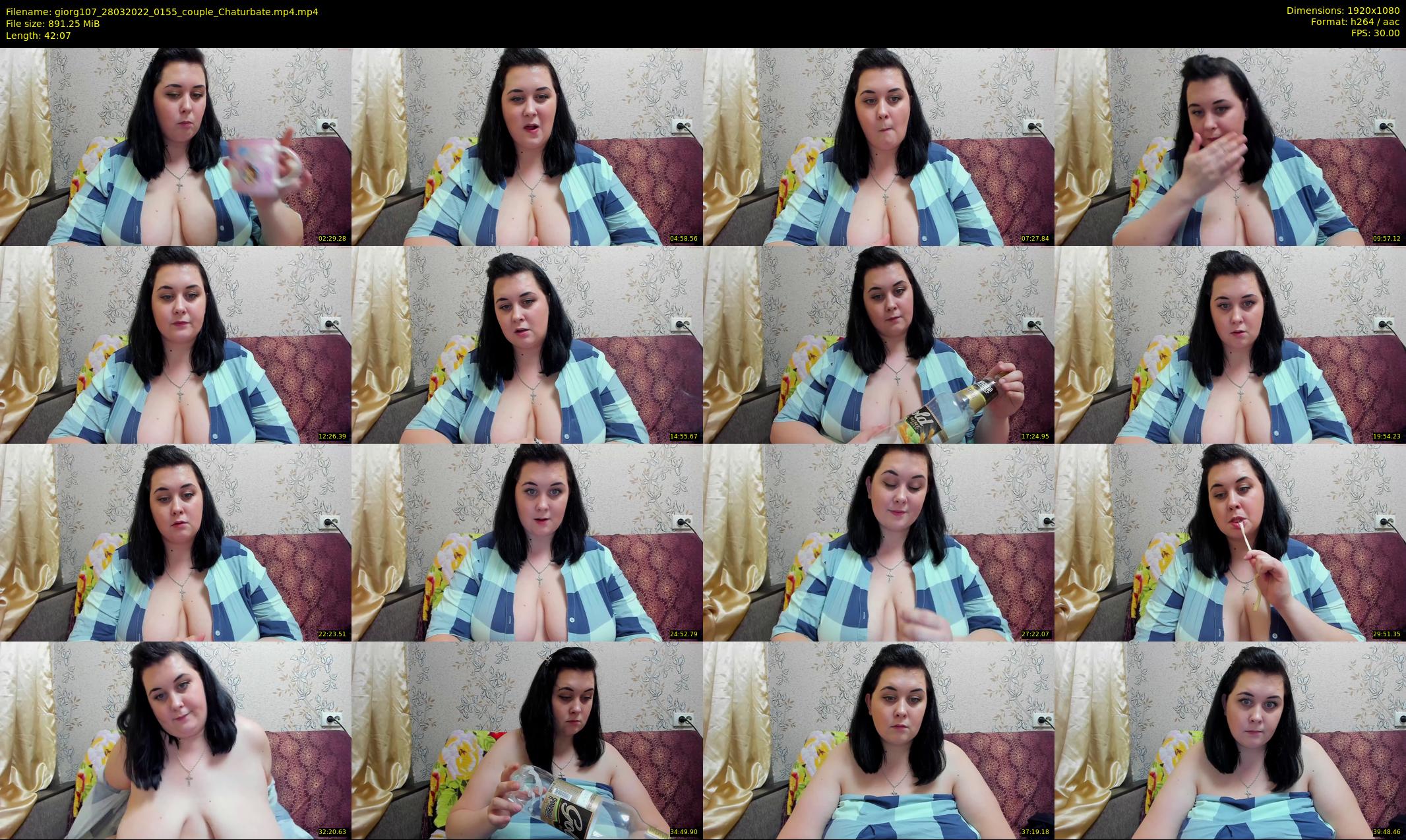giorg107 — 43 minute Chaturbate couple cam show recording, 1080p, Mar 28, 2022