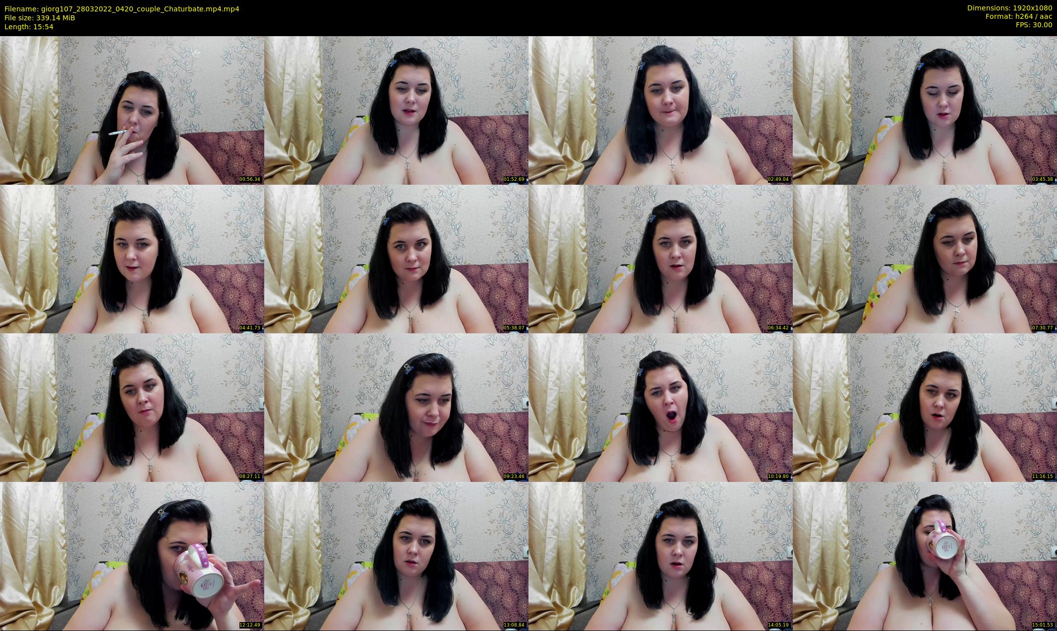 giorg107 — 16 minute Chaturbate couple cam show recording, 1080p, Mar 28, 2022