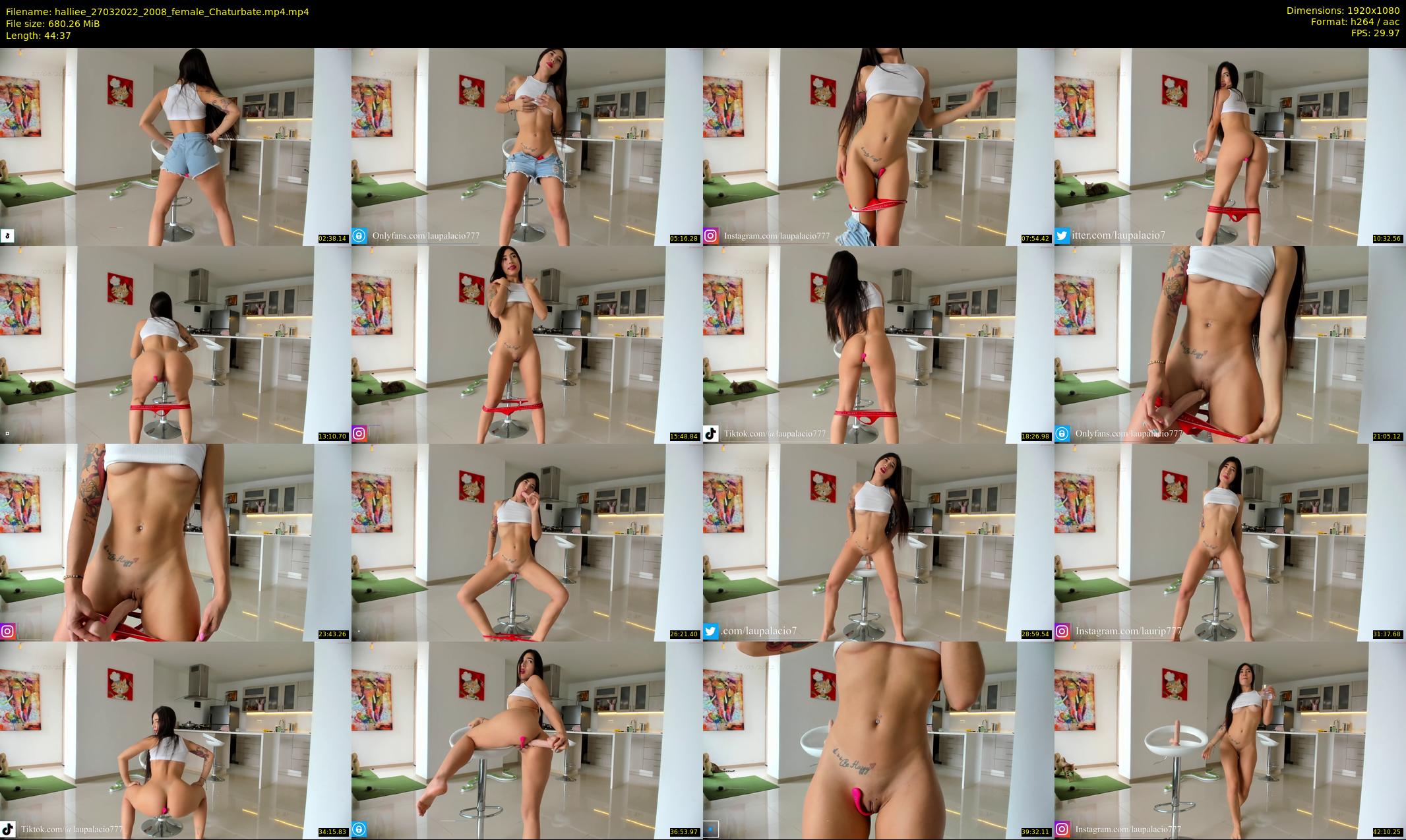 halliee — 45 minute Chaturbate couple cam show recording, 1080p, Mar 27, 2022