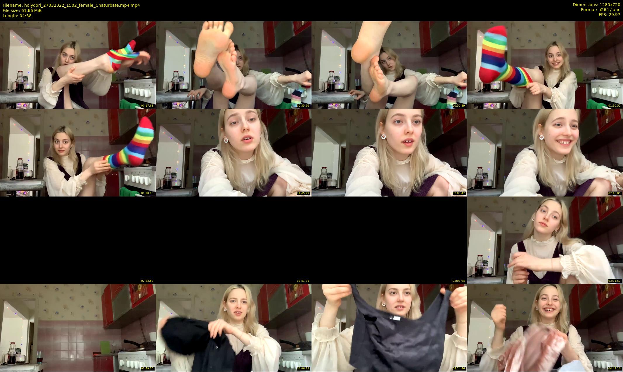 holydori — 5 minute Chaturbate female cam show recording, 720p, Mar 27, 2022