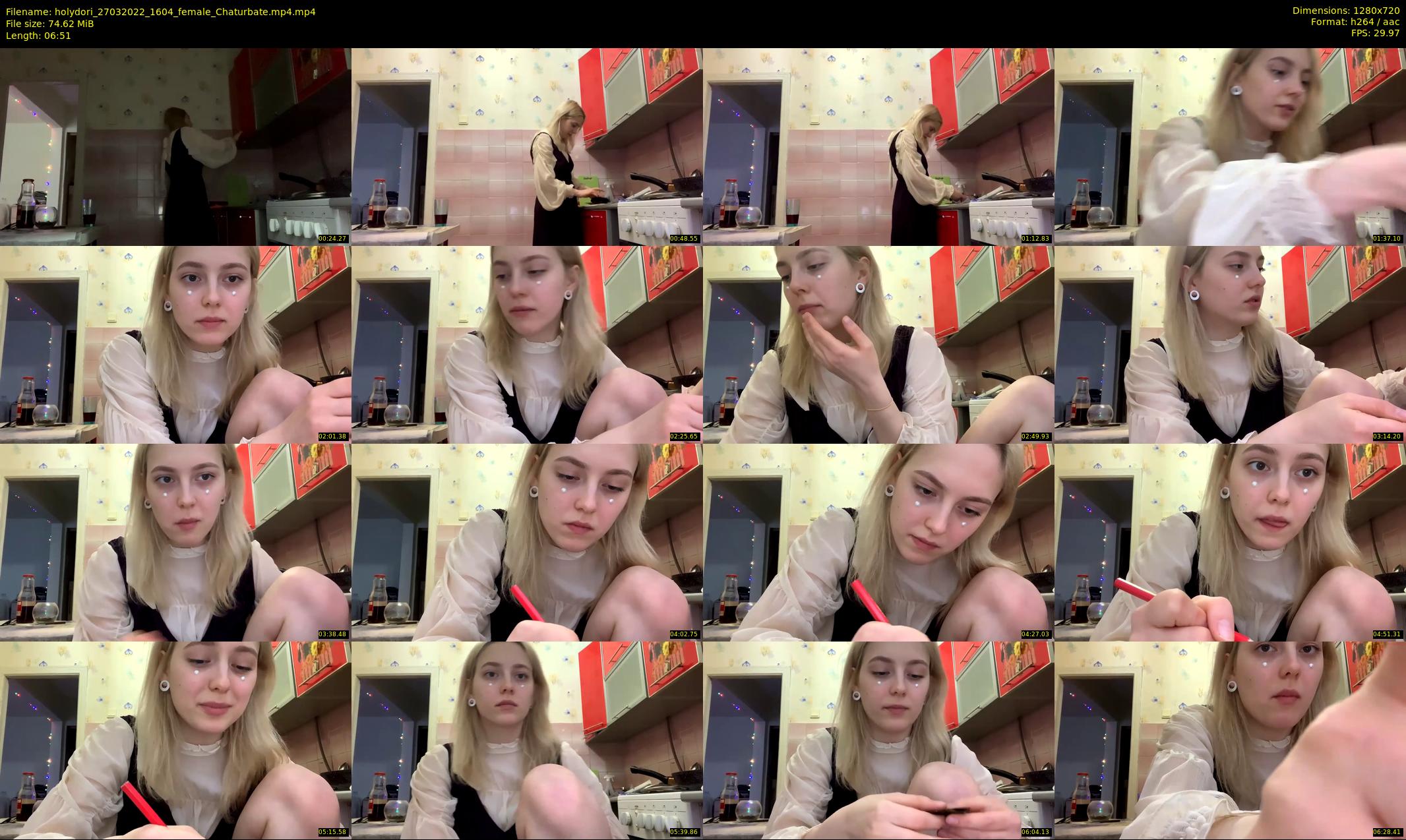holydori — 7 minute Chaturbate female cam show recording, 720p, Mar 27, 2022