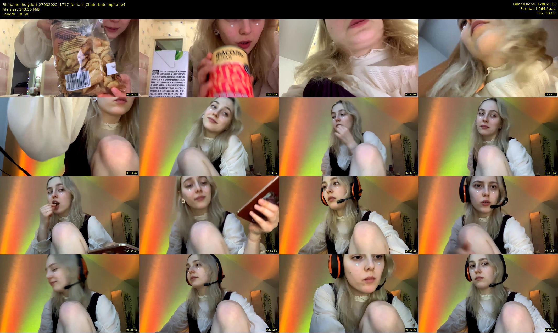 holydori — 11 minute Chaturbate female cam show recording, 720p, Mar 27, 2022