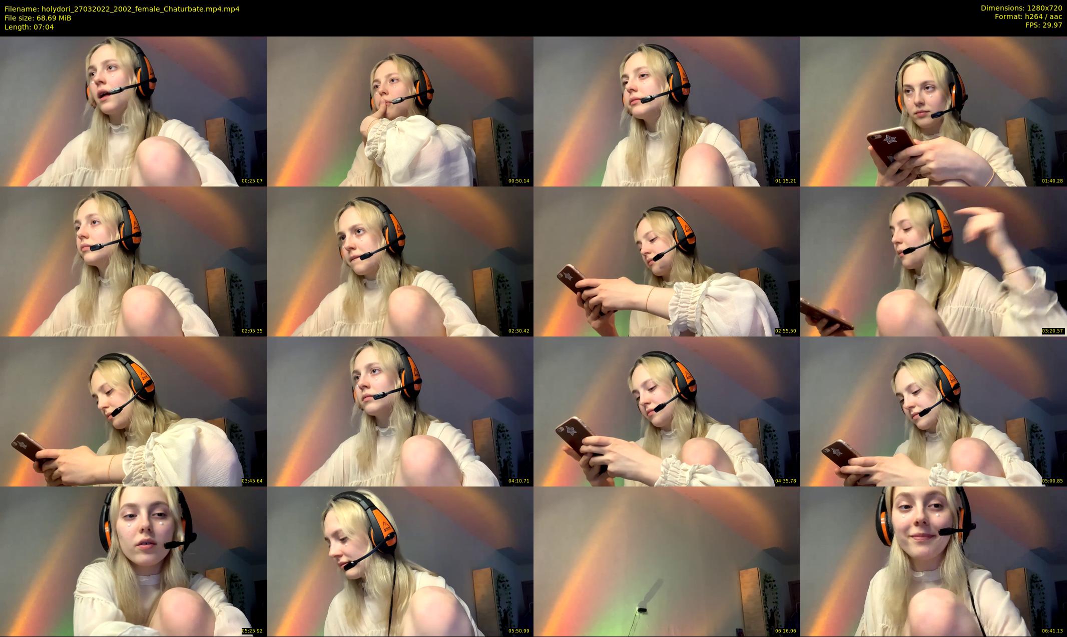 holydori — 8 minute Chaturbate female cam show recording, 720p, Mar 27, 2022