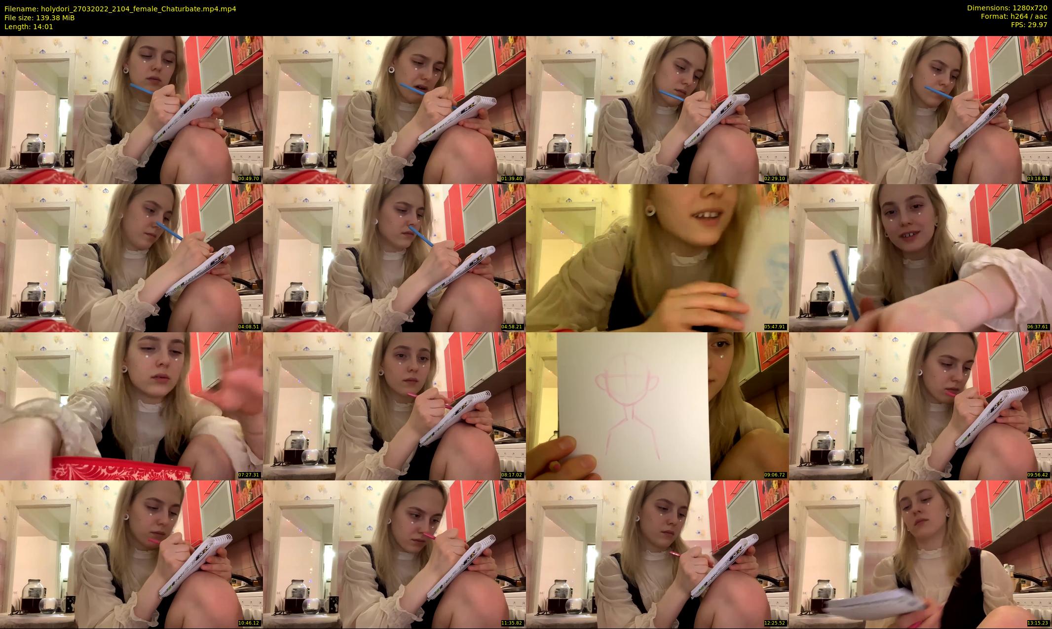 holydori — 15 minute Chaturbate female cam show recording, 720p, Mar 27, 2022