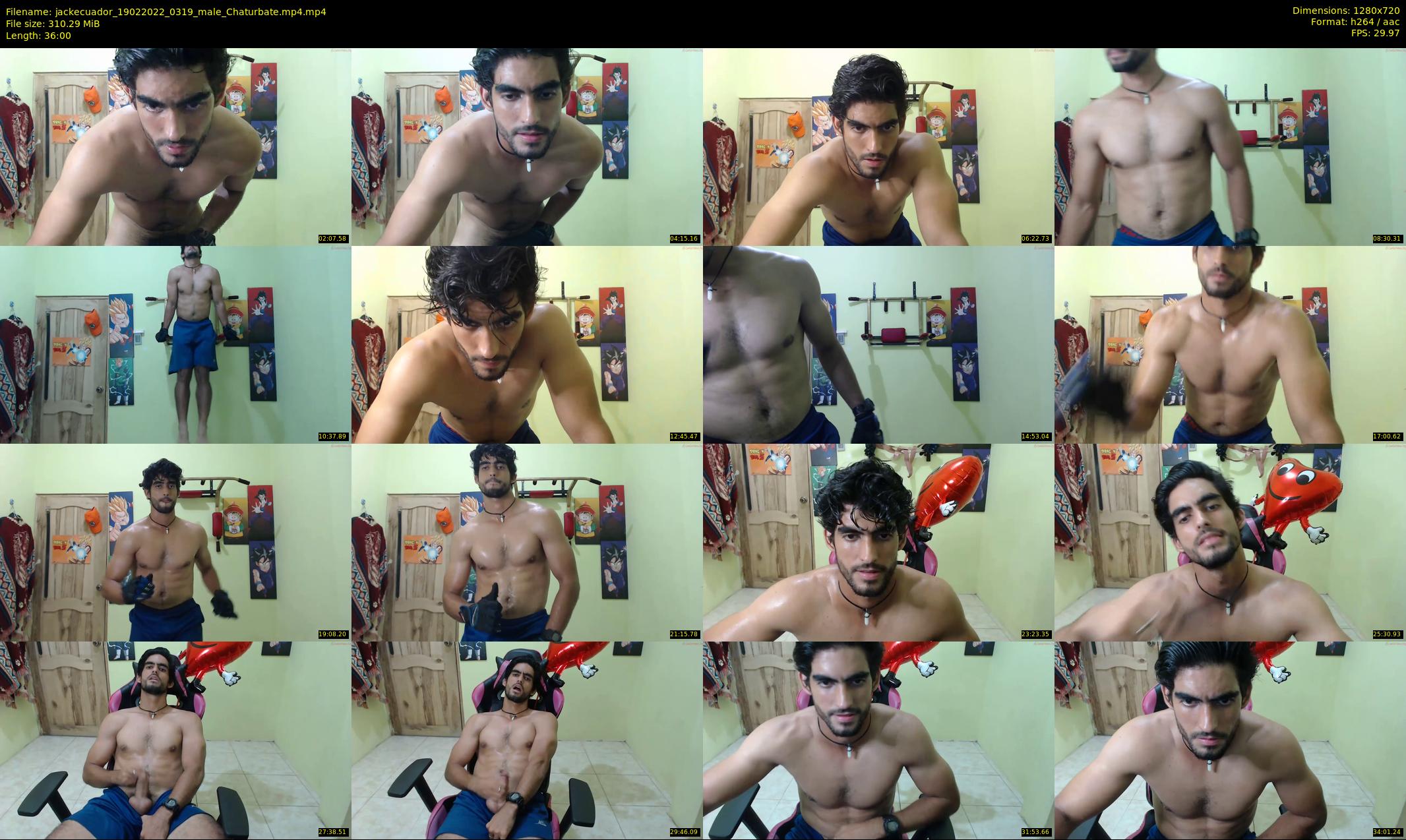 jackecuador — 36 minute Chaturbate male cam show recording, 720p, Feb 19, 2022