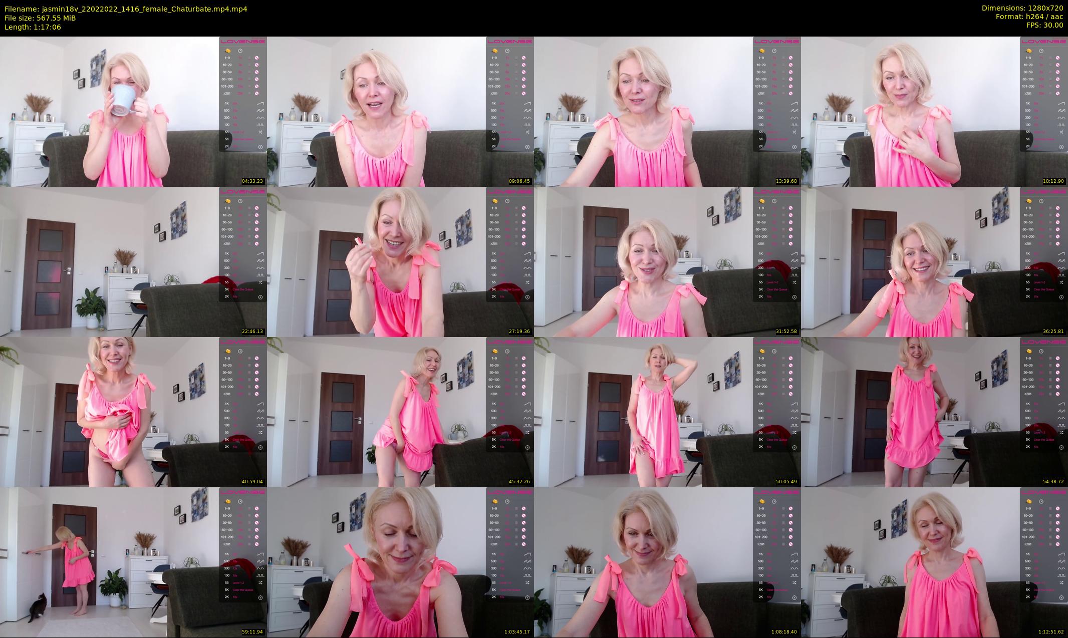 jasmin18v — 78 minute Chaturbate female cam show recording, 720p, Feb 22, 2022