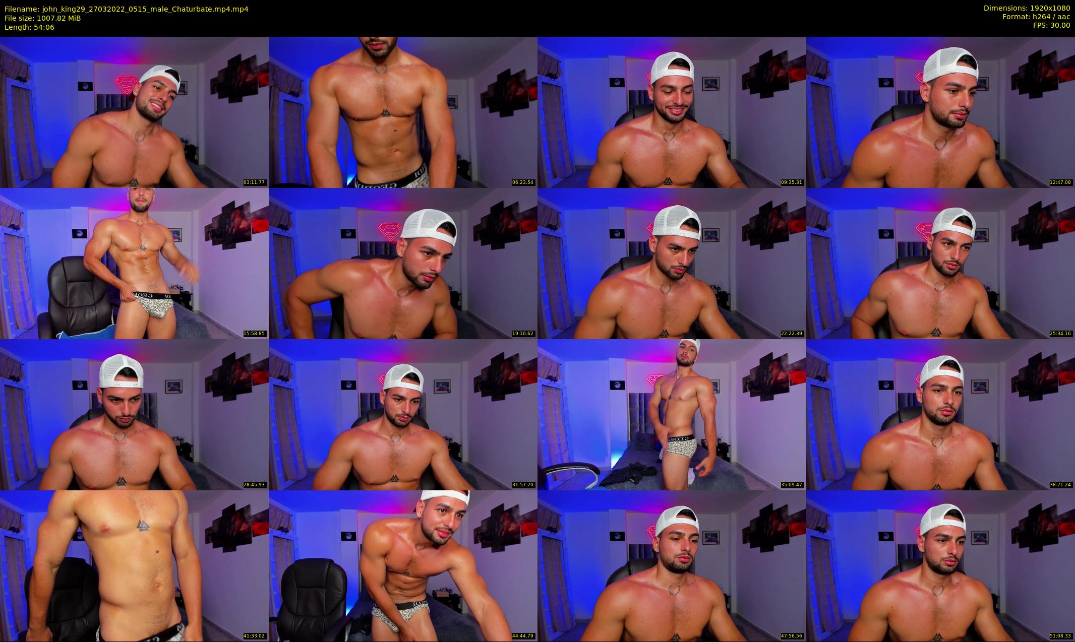 john_king29 — 55 minute Chaturbate male cam show recording, 1080p, Mar 27, 2022