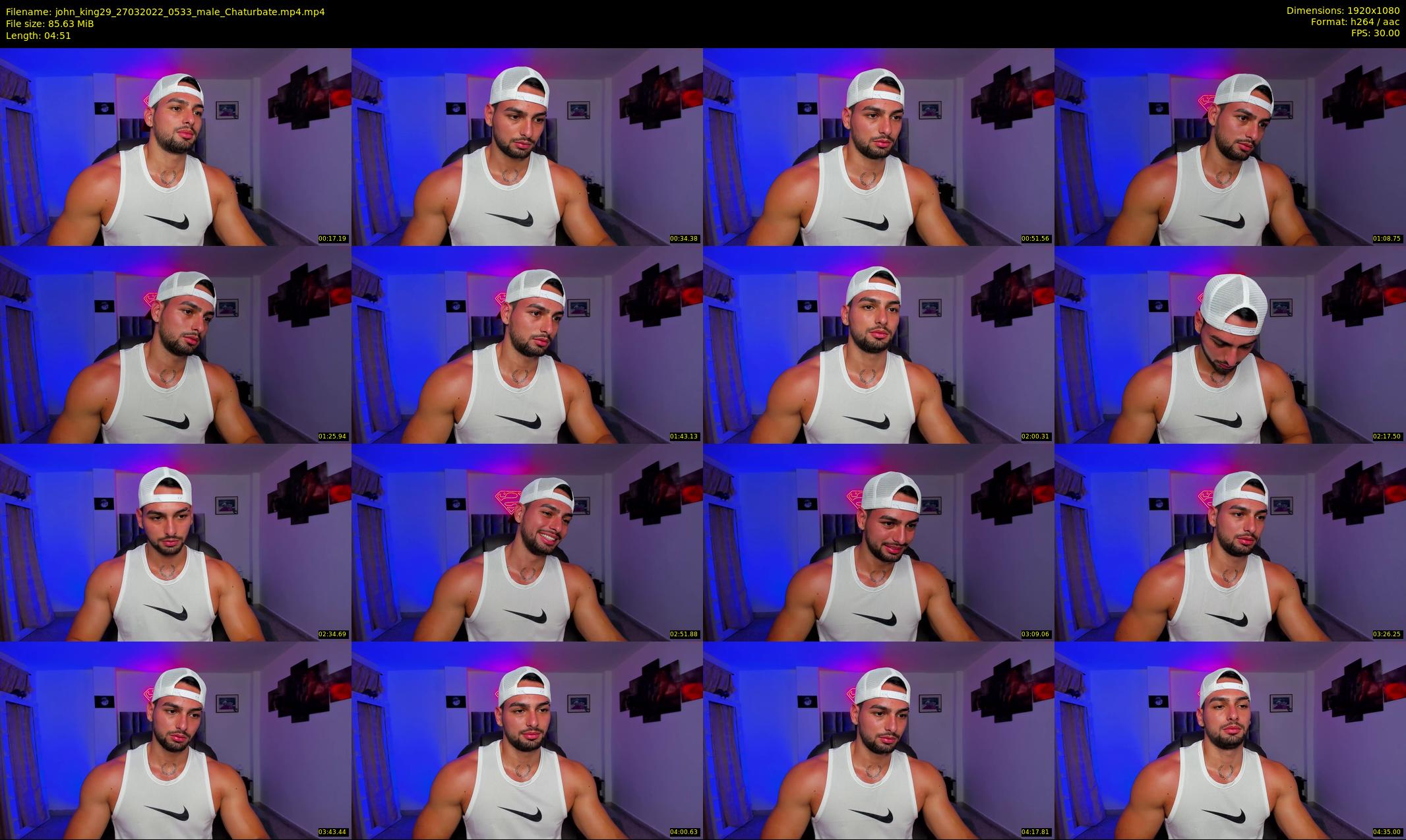 john_king29 — 5 minute Chaturbate male cam show recording, 1080p, Mar 27, 2022