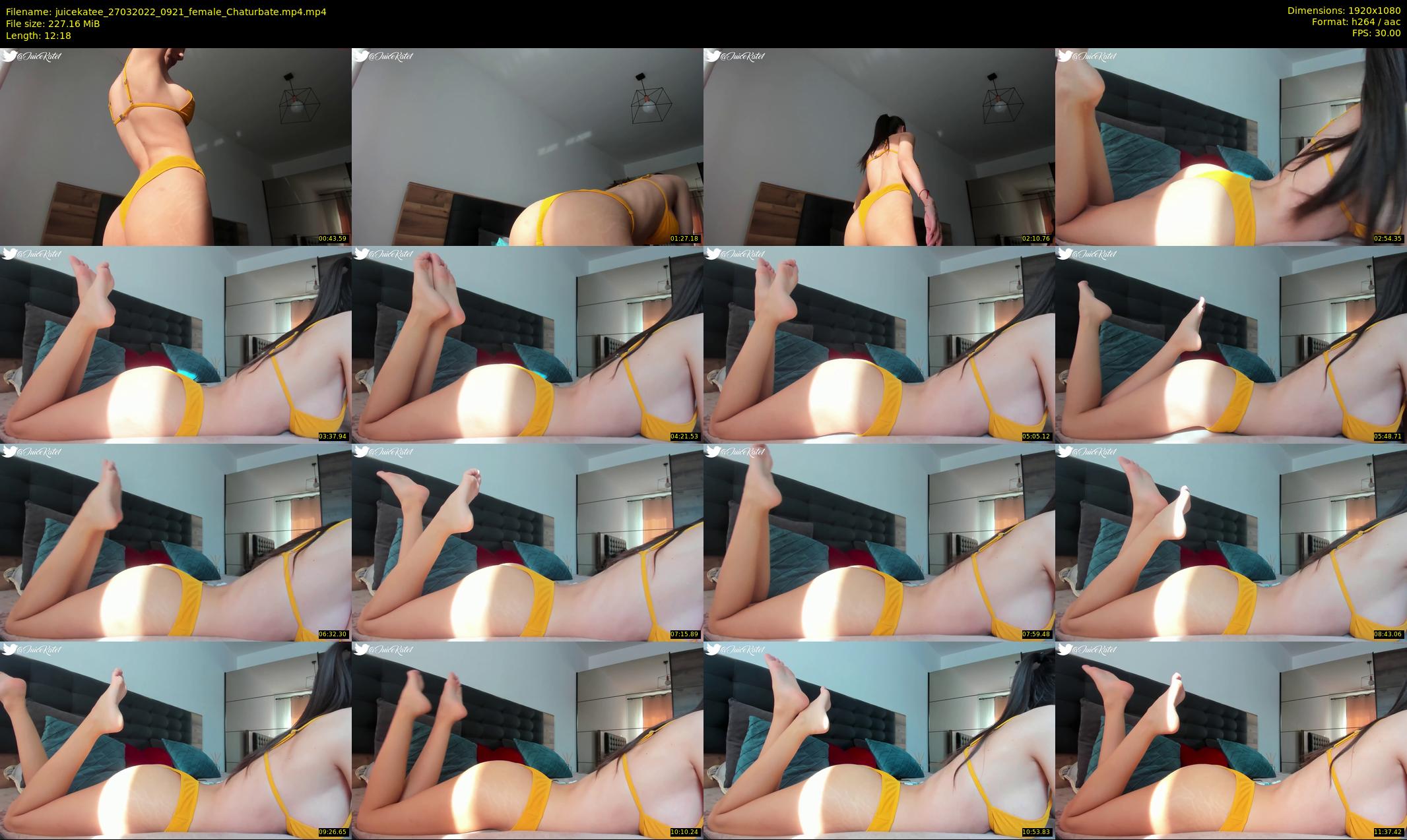 juicekatee — 13 minute Chaturbate female cam show recording, 1080p, Mar 27, 2022