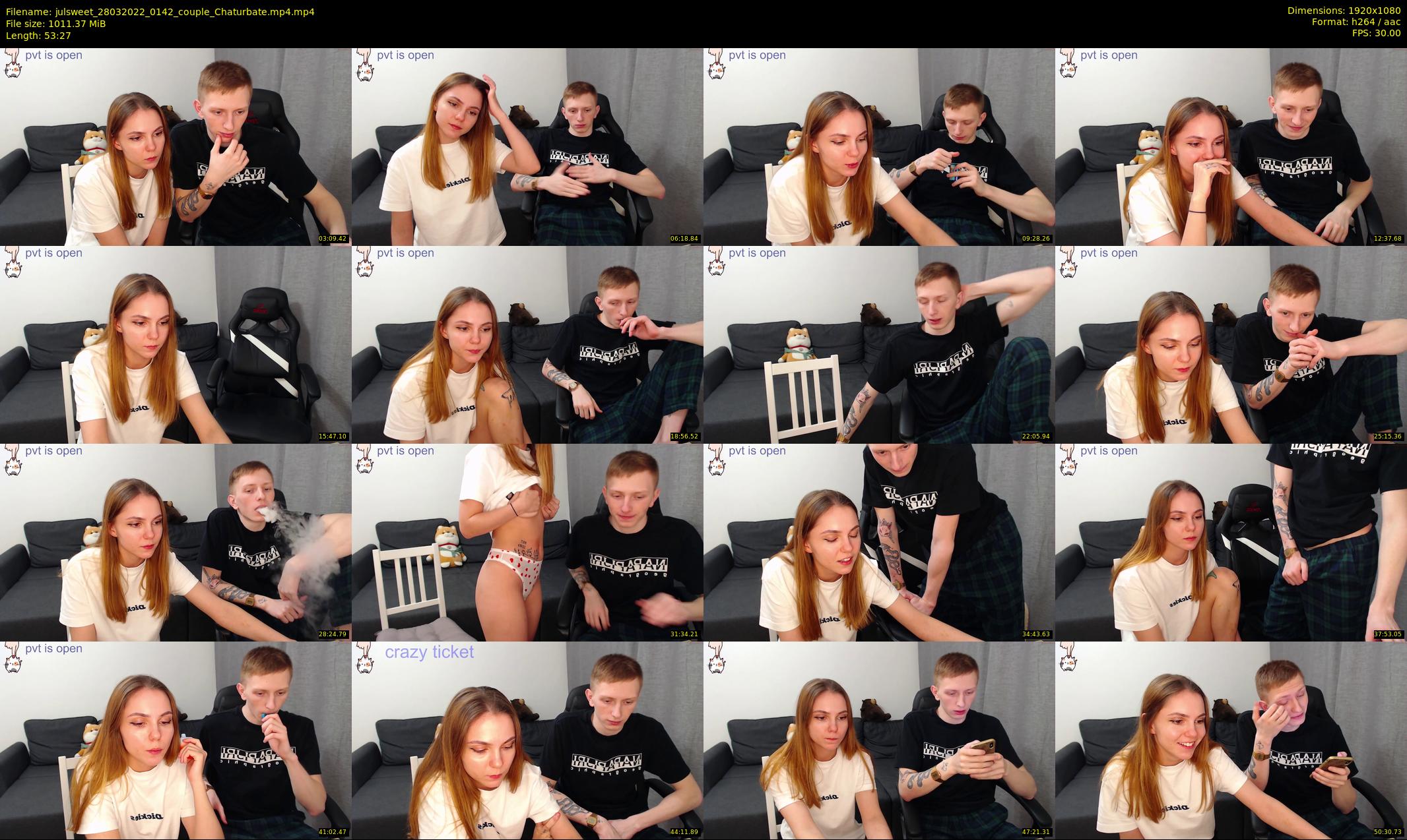 julsweet — 54 minute Chaturbate male cam show recording, 1080p, Mar 28, 2022