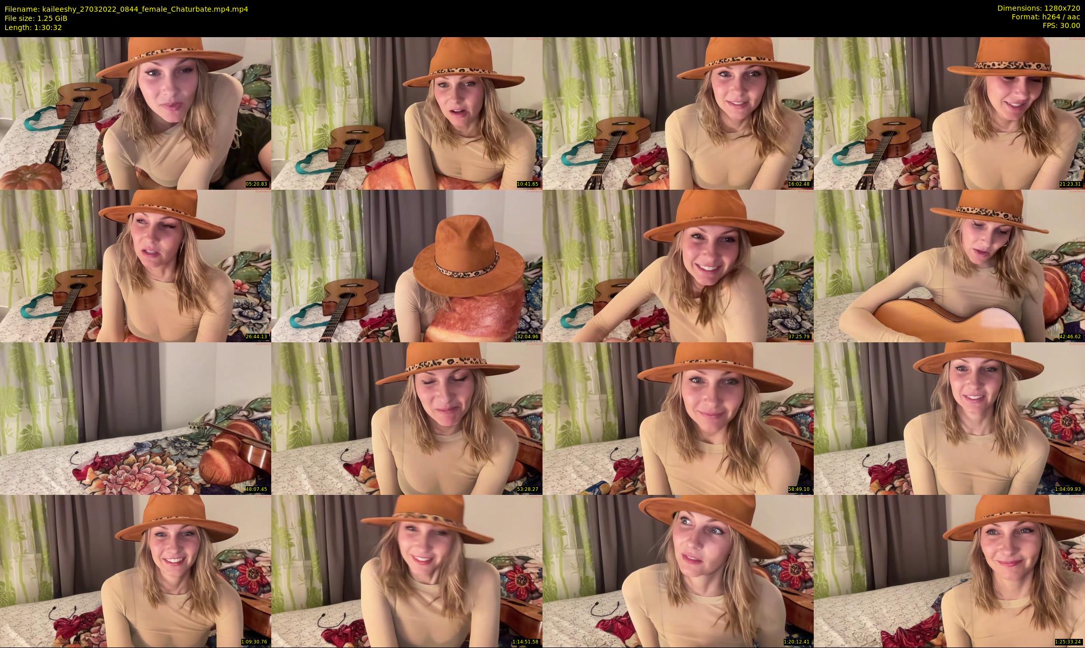 kaileeshy — 91 minute Chaturbate female cam show recording, 720p, Mar 27, 2022