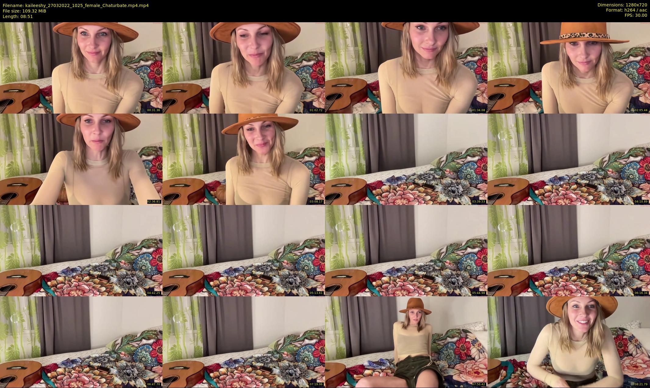 kaileeshy — 9 minute Chaturbate female cam show recording, 720p, Mar 27, 2022