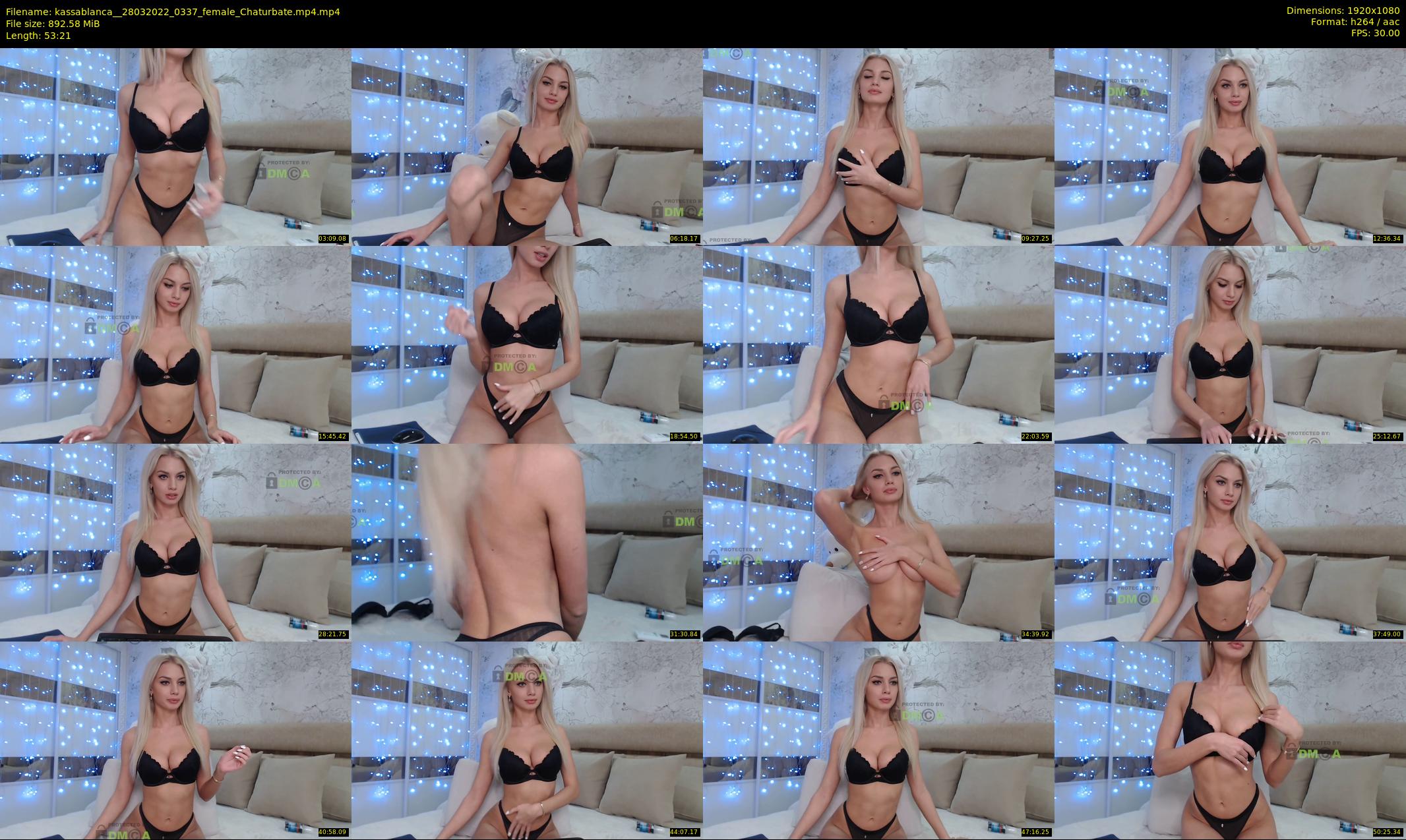kassablanca_ — 54 minute Chaturbate female cam show recording, 1080p, Mar 28, 2022