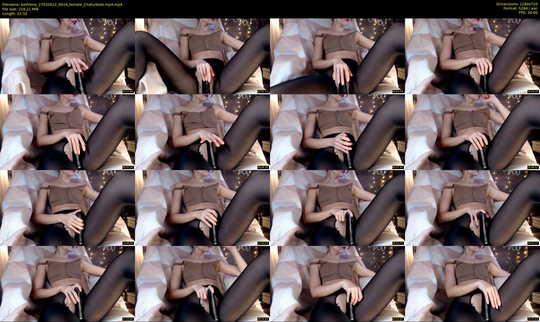 kathlena — 23 minute Chaturbate female cam show recording, 720p, Mar 27, 2022
