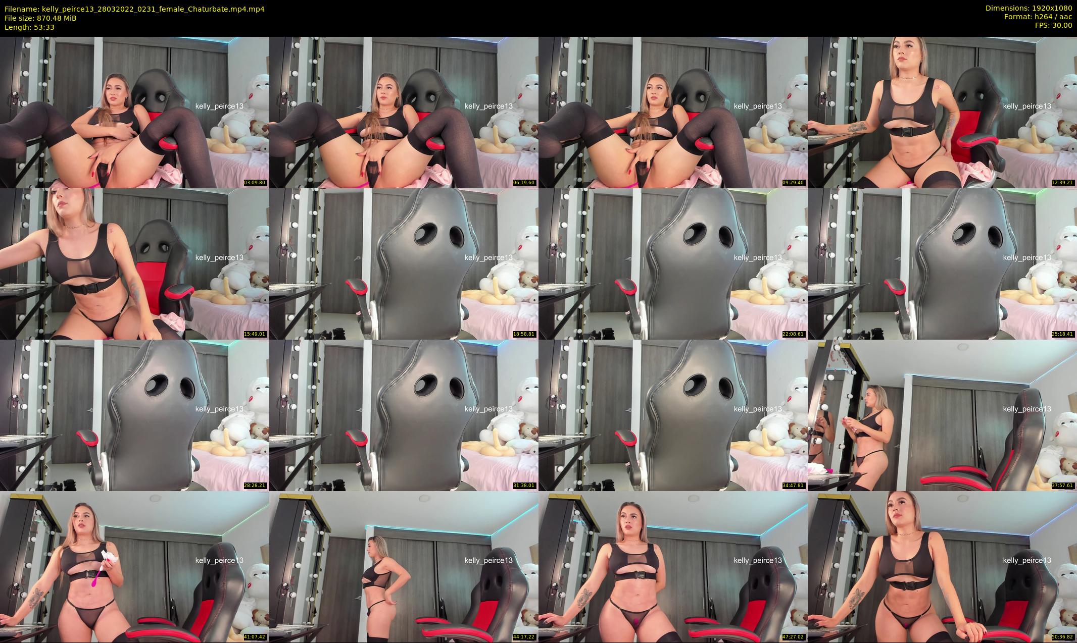 kelly_peirce13 — 54 minute Chaturbate female cam show recording, 1080p, Mar 28, 2022