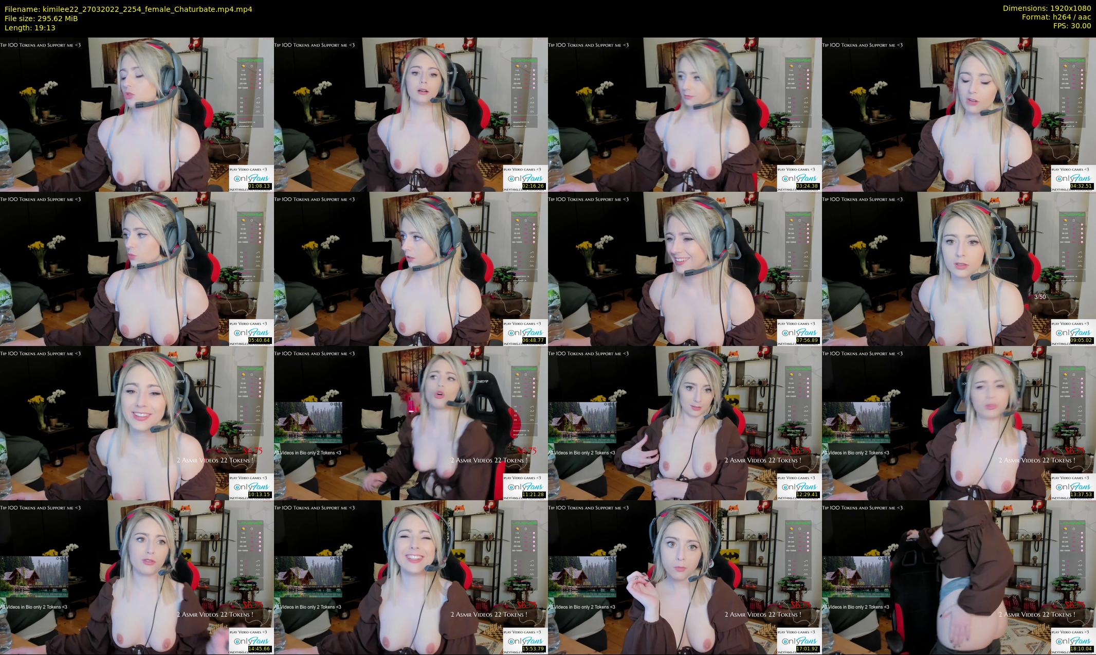 kimilee22 — 20 minute Chaturbate female cam show recording, 1080p, Mar 27, 2022