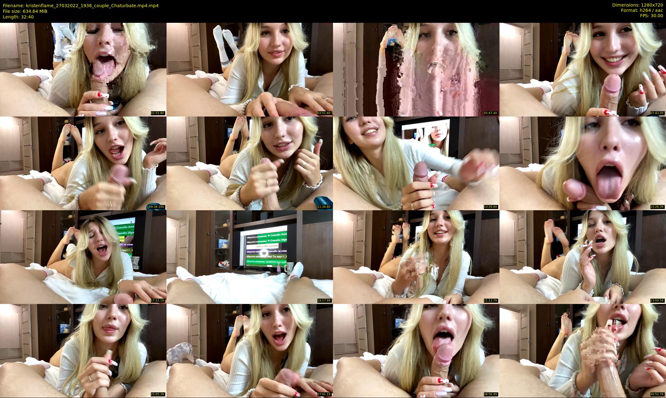 kristenflame — 33 minute Chaturbate couple cam show recording, 720p, Mar 27, 2022