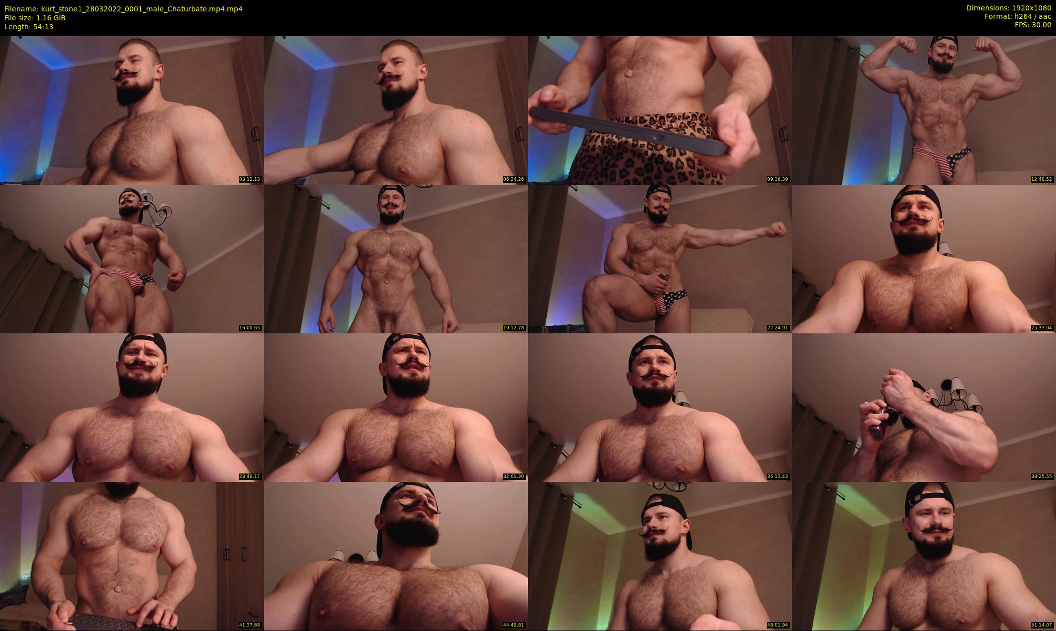kurt_stone1 — 55 minute Chaturbate male cam show recording, 1080p, Mar 28, 2022