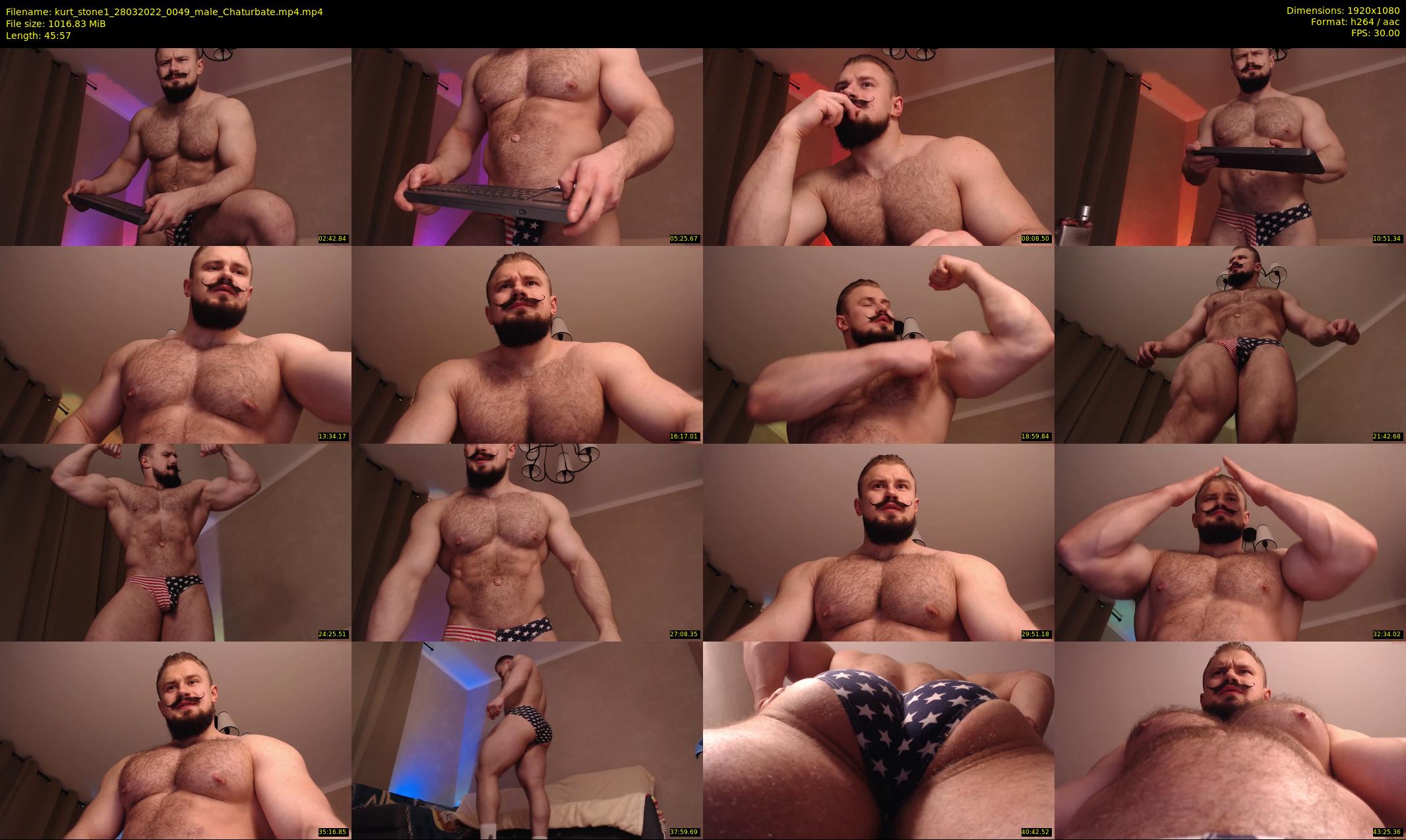 kurt_stone1 — 46 minute Chaturbate male cam show recording, 1080p, Mar 28, 2022