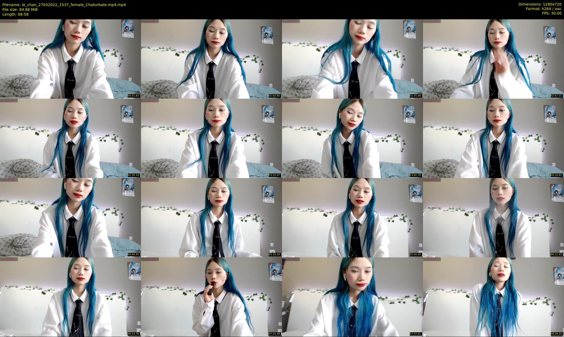 le_chan — 9 minute Chaturbate female cam show recording, 720p, Mar 27, 2022