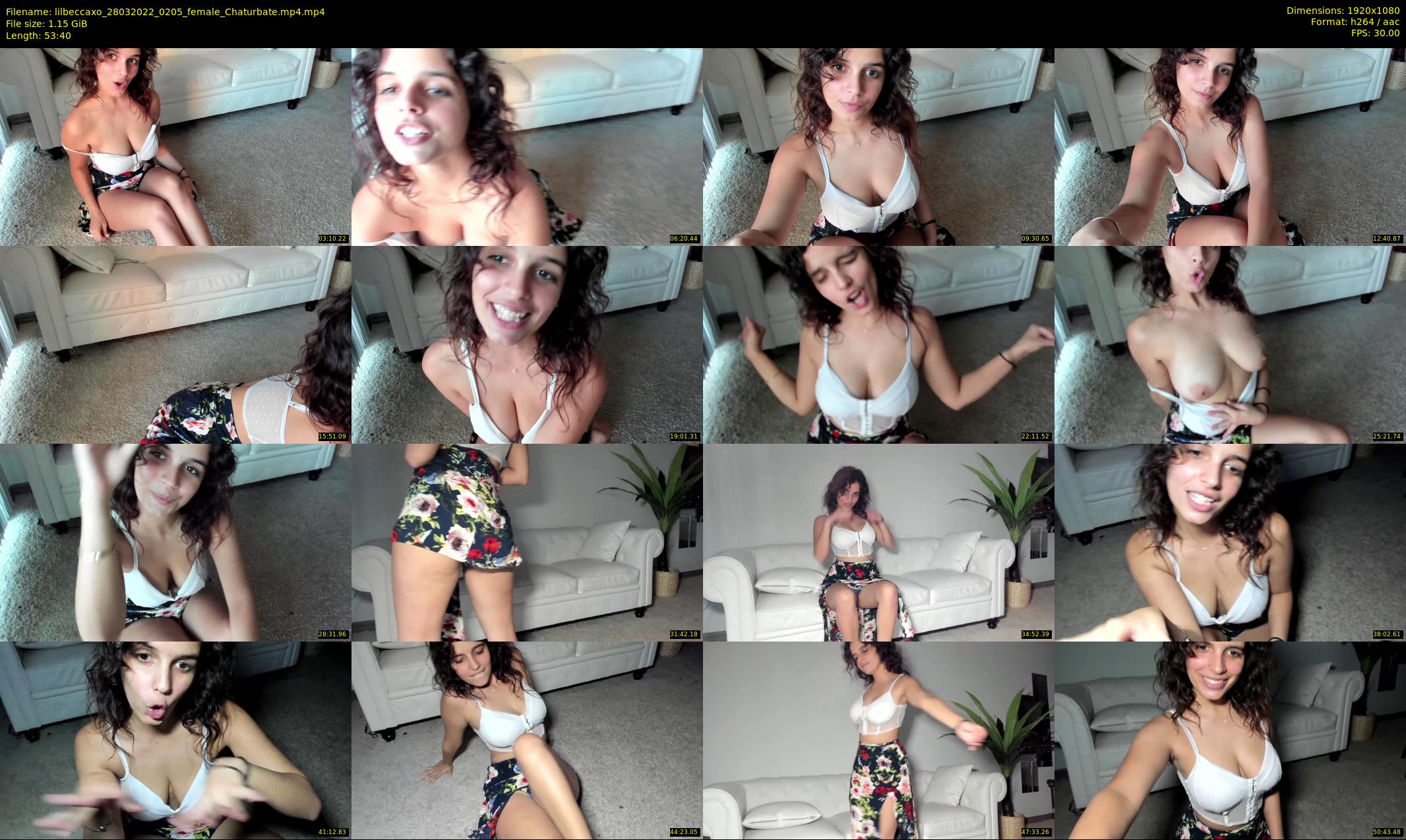 lilbeccaxo — 54 minute Chaturbate female cam show recording, 1080p, Mar 28, 2022