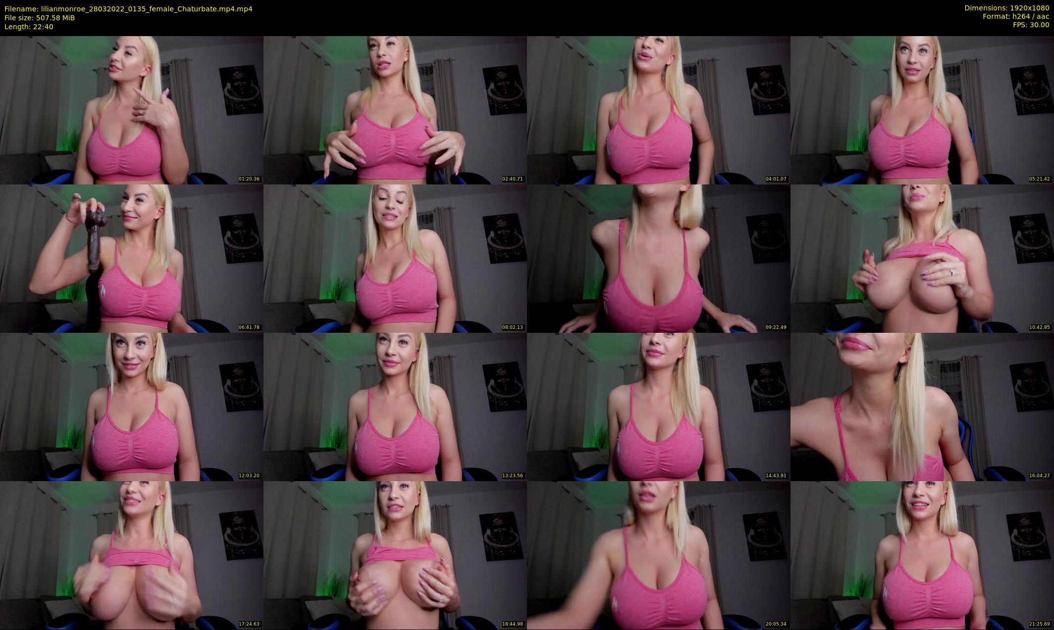 lilianmonroe — 23 minute Chaturbate female cam show recording, 1080p, Mar 28, 2022