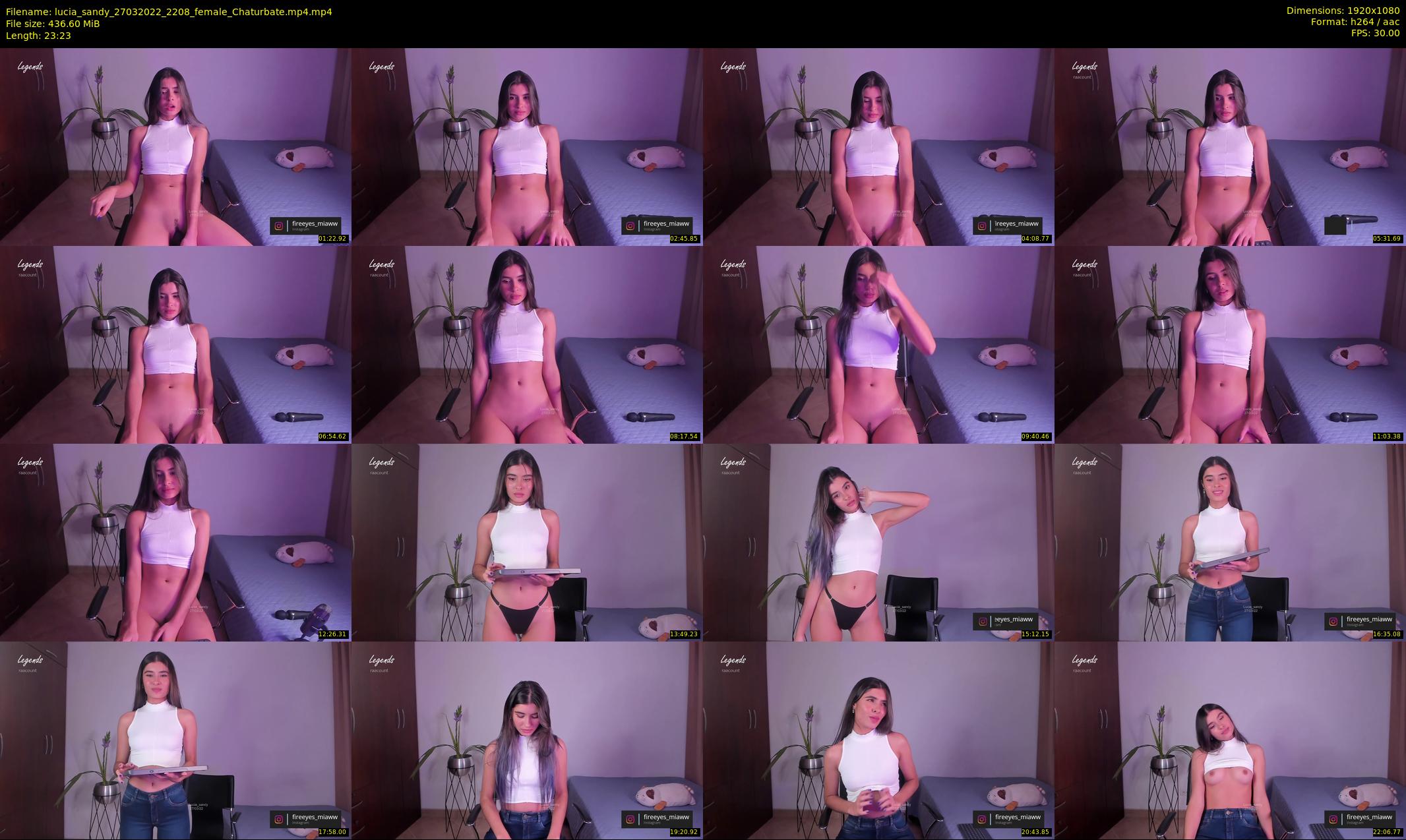 lucia_sandy — 24 minute Chaturbate female cam show recording, 1080p, Mar 27, 2022