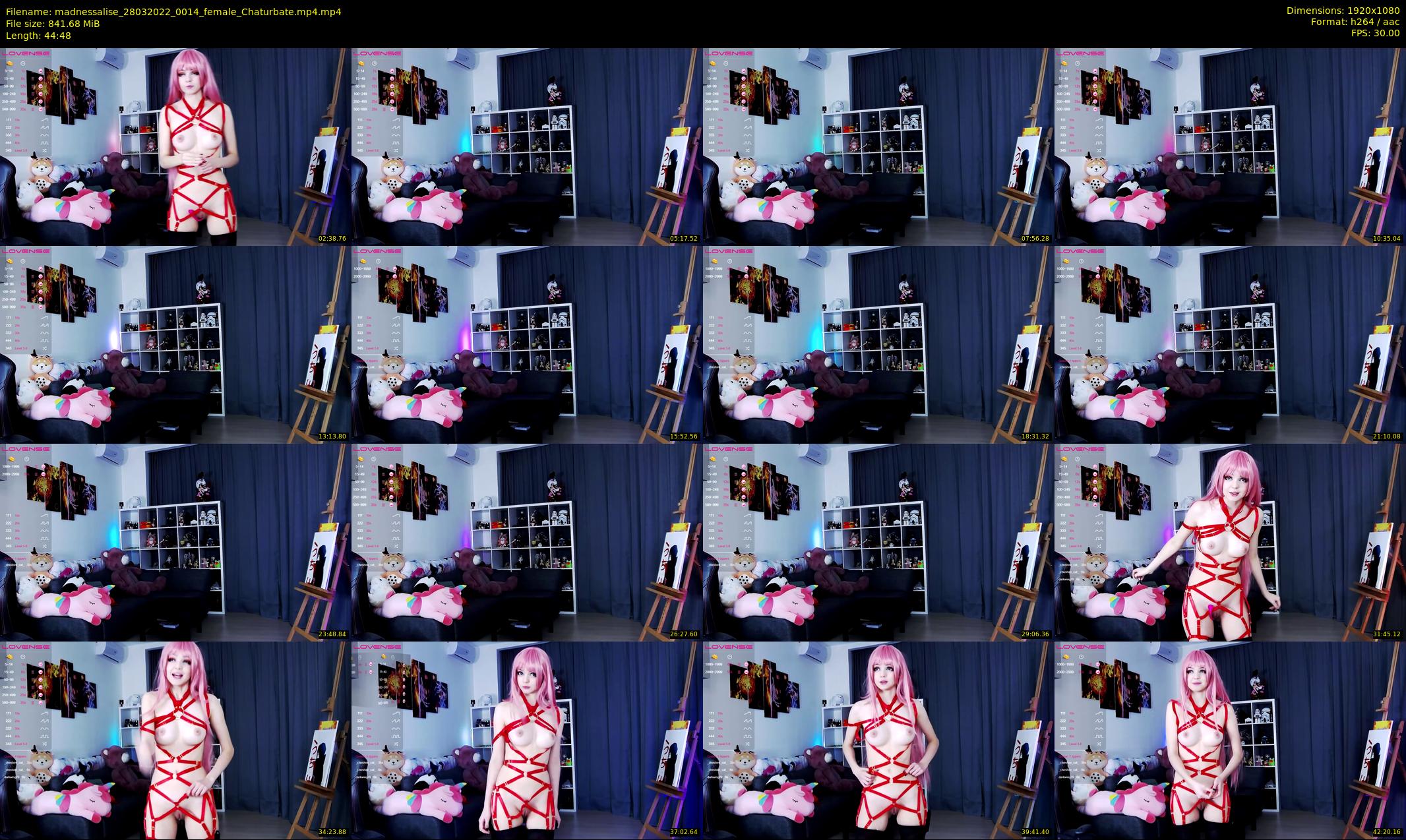 madnessalise — 45 minute Chaturbate female cam show recording, 1080p, Mar 28, 2022